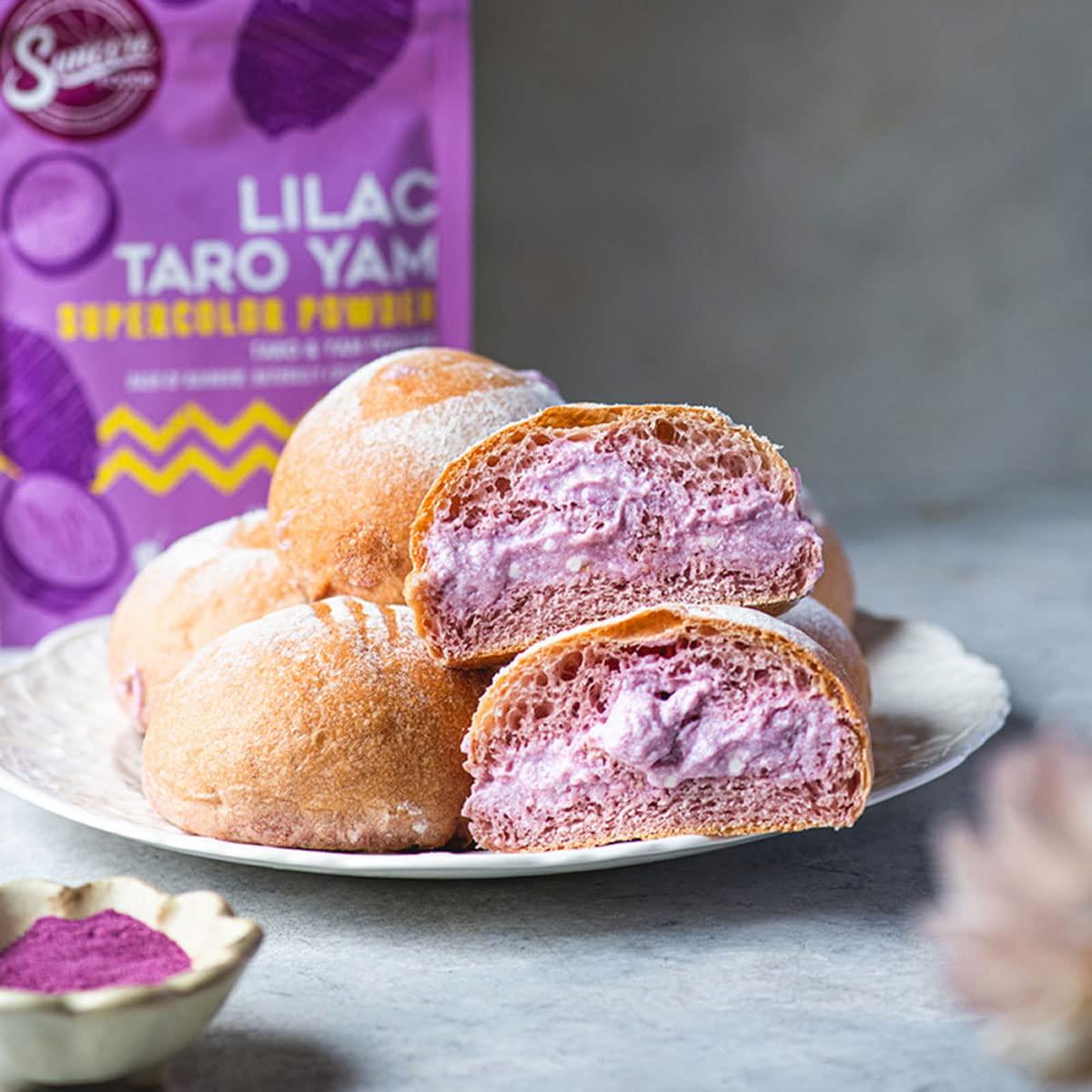 Polvo de Ñame Taro Lila Suncore Foods 142g Sin Gluten