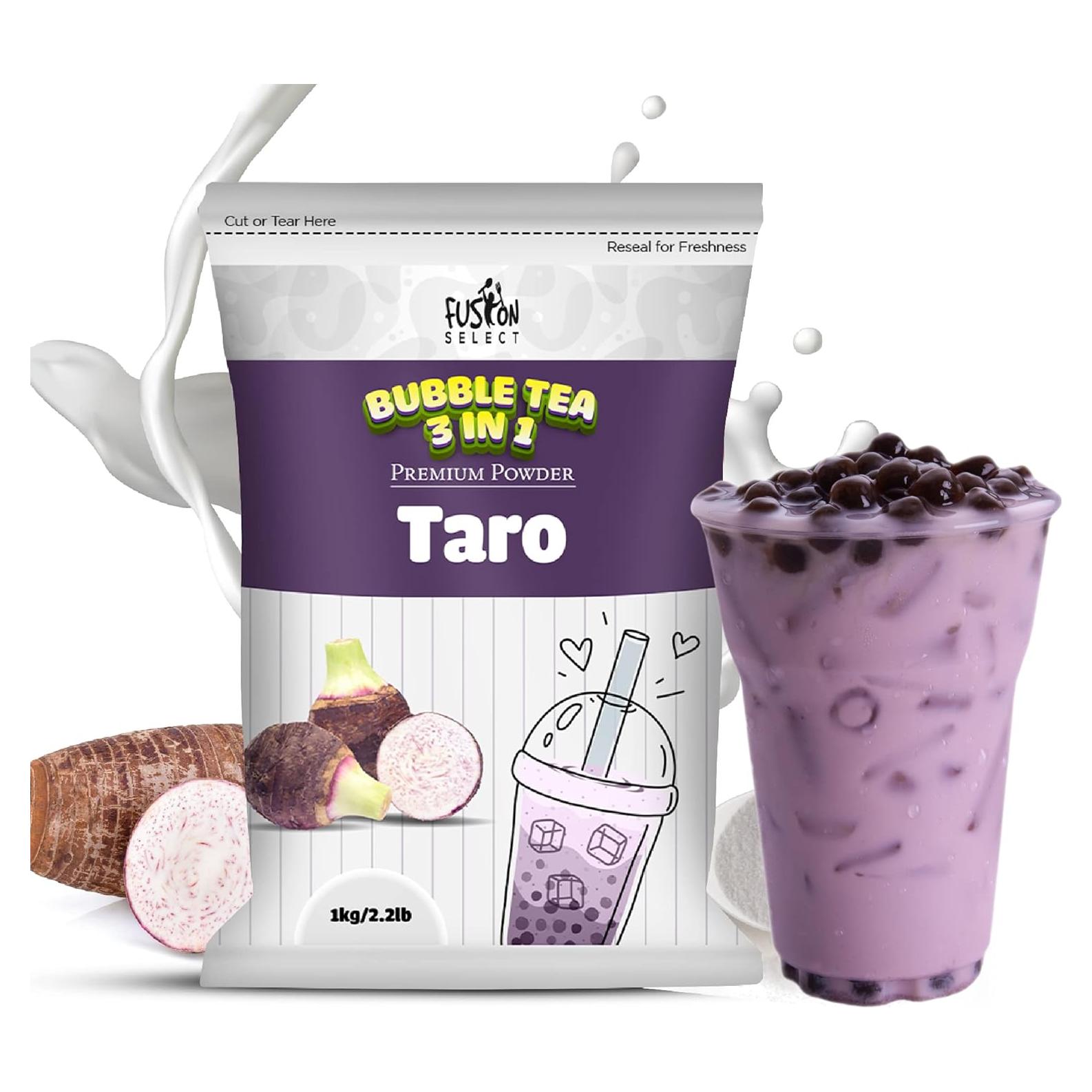 Polvo de Té de Leche de Taro Fusion Select 1kg - Mezcla 3-en-1