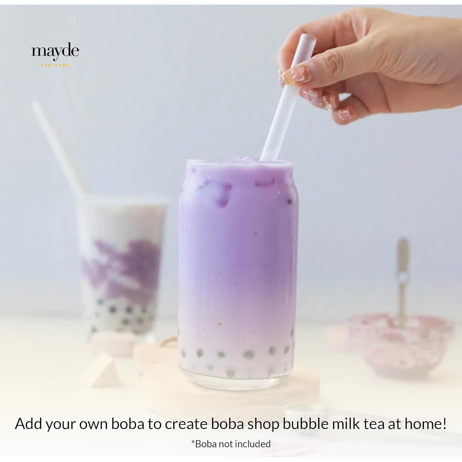 Polvo de Té con Leche de Taro Mayde 1 kg - Instantáneo Taiwán