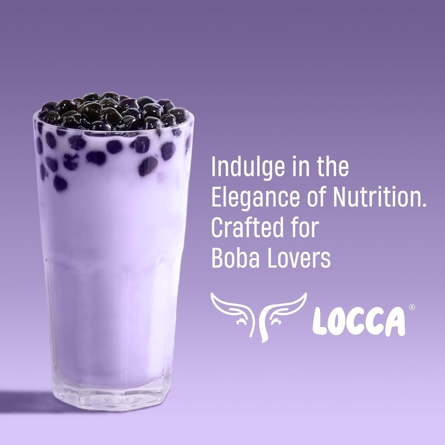 Polvo de Leche Té Taro Locca 560g - Orgánico y Antioxidante