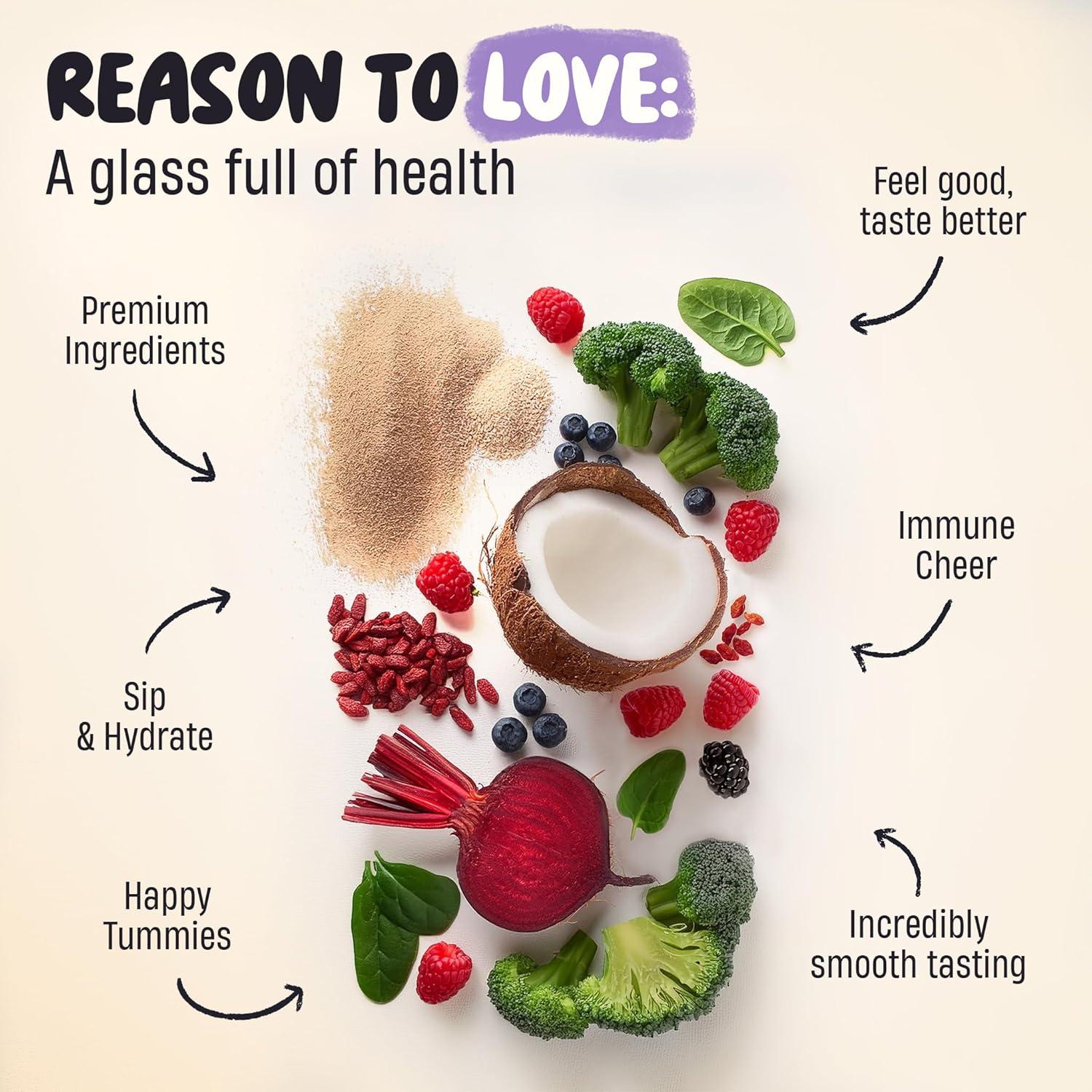 Polvo de Leche Té Taro Locca 560g - Orgánico y Antioxidante