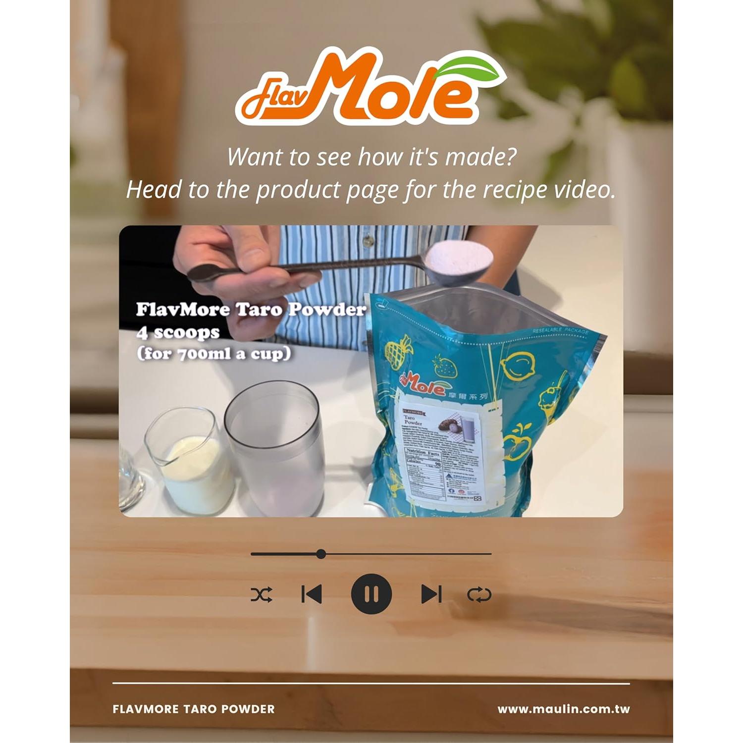 Polvo de Taro Flavmore 1 kg - Sin Gluten y Lacto-Vegetariano