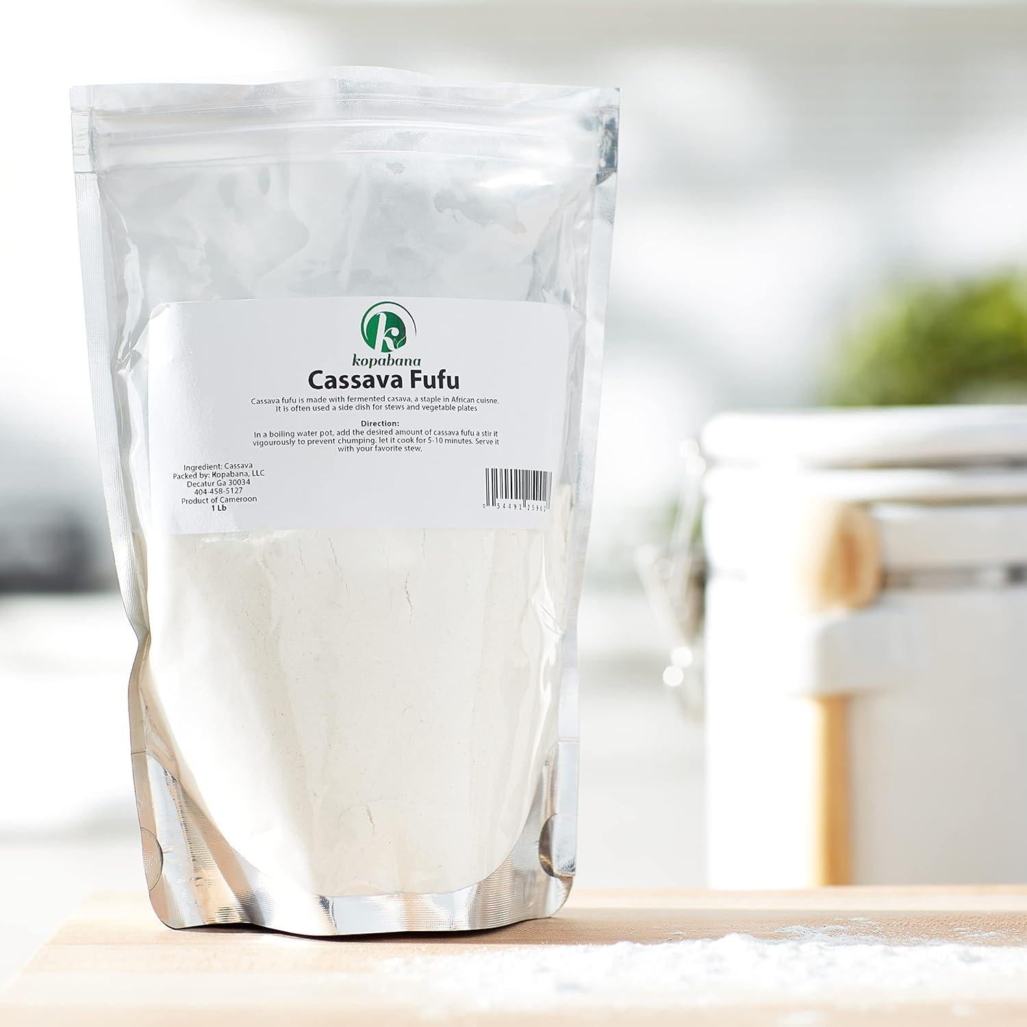 Fufu de Yuca Fermentada Kopabana 453g - Sin Gluten