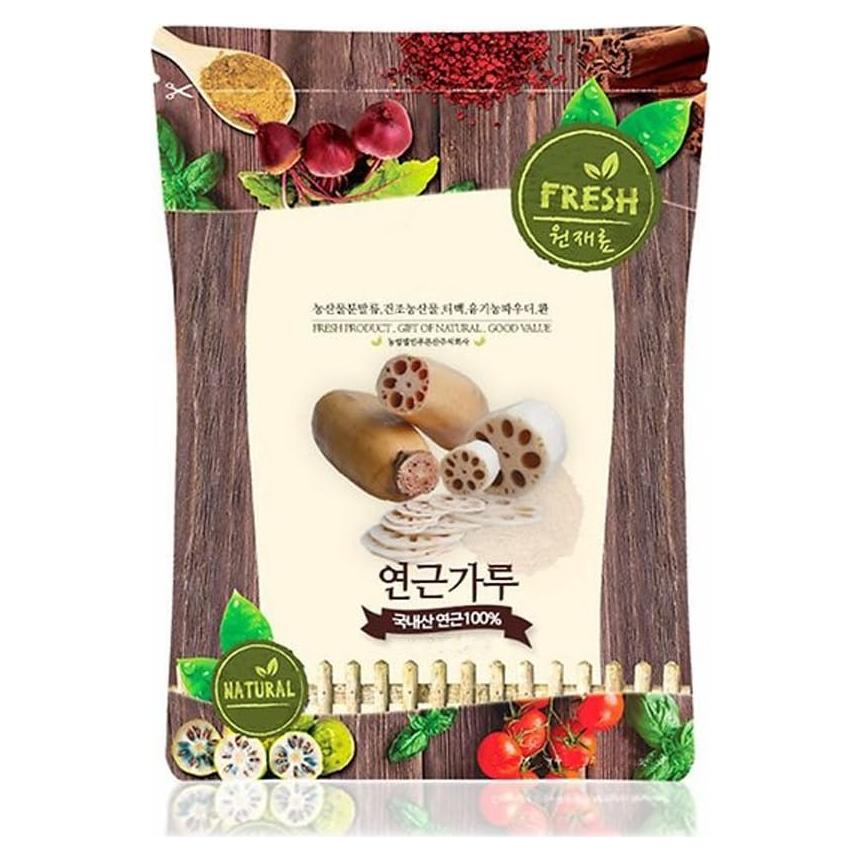 Polvo de Raíz de Loto 100% Puro Herbals 100g Antioxidante