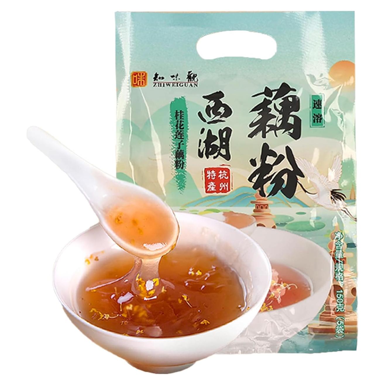 Polvo de Raíz de Loto Dulce BESTORE 150g con Osmanthus