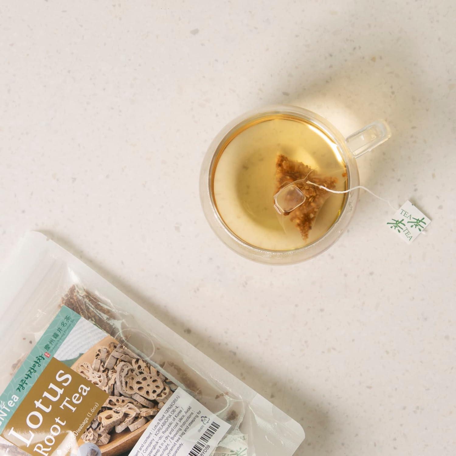 Té de raíz de loto vegano GNTea 30 bolsitas 45g