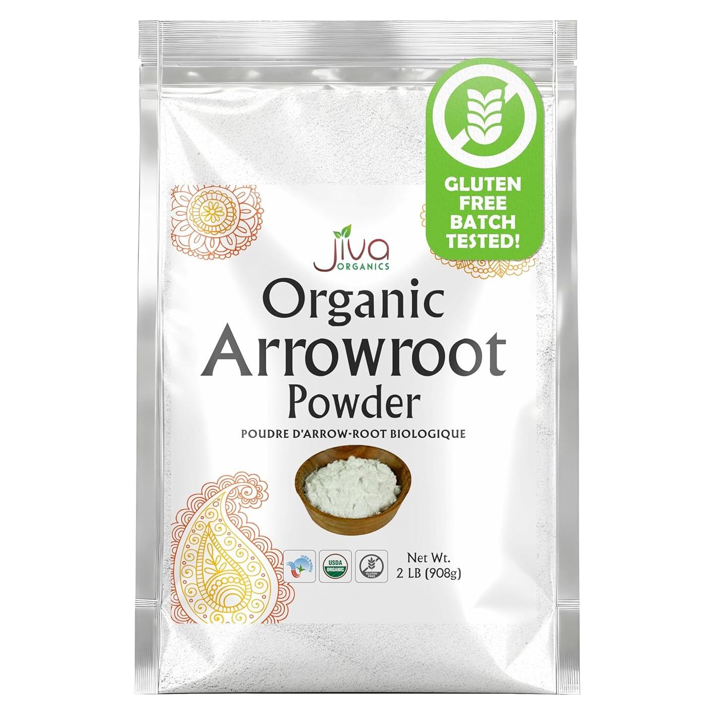 Harina de Arrurruz Orgánica Jiva Organics 907g Sin Gluten