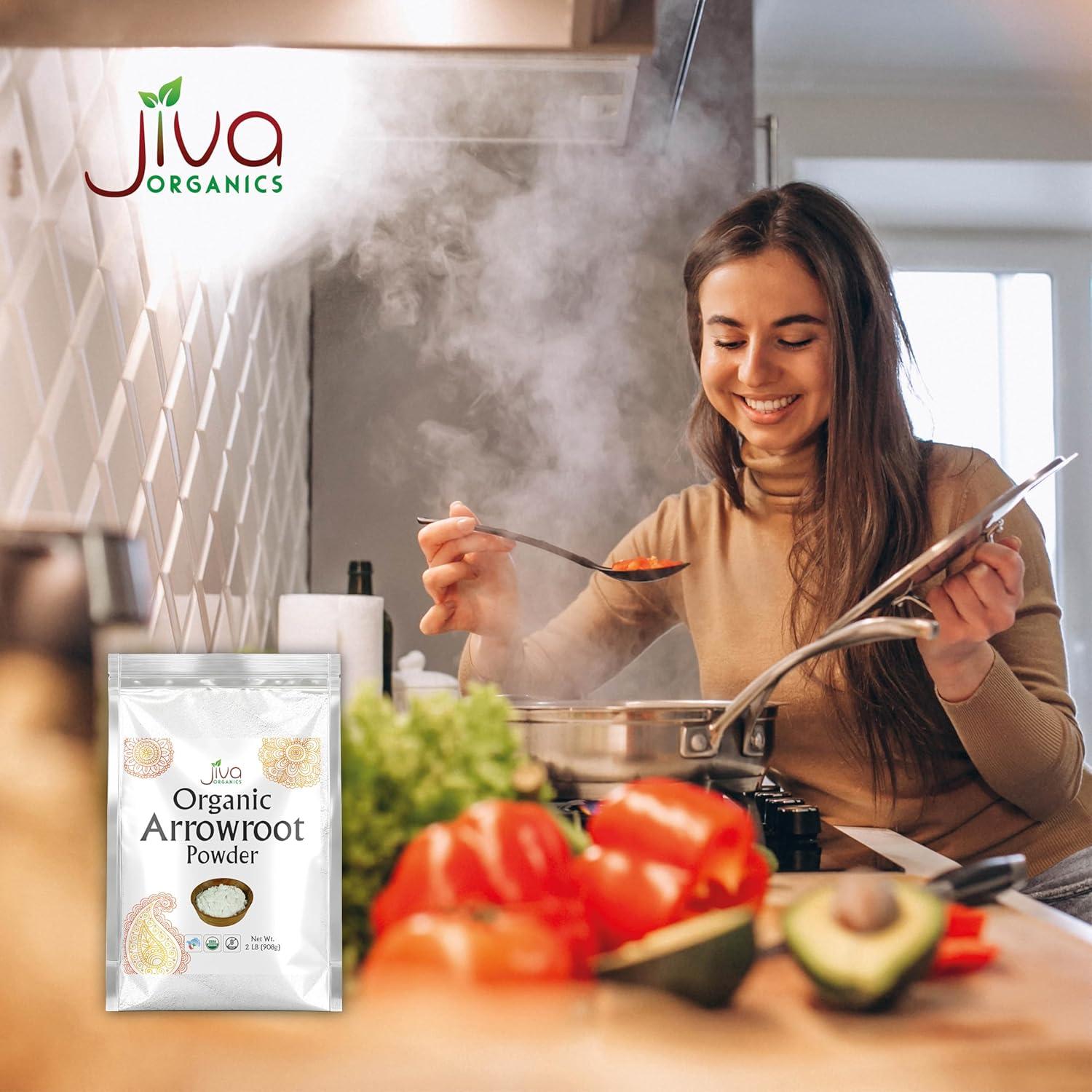 Harina de Arrurruz Orgánica Jiva Organics 907g Sin Gluten