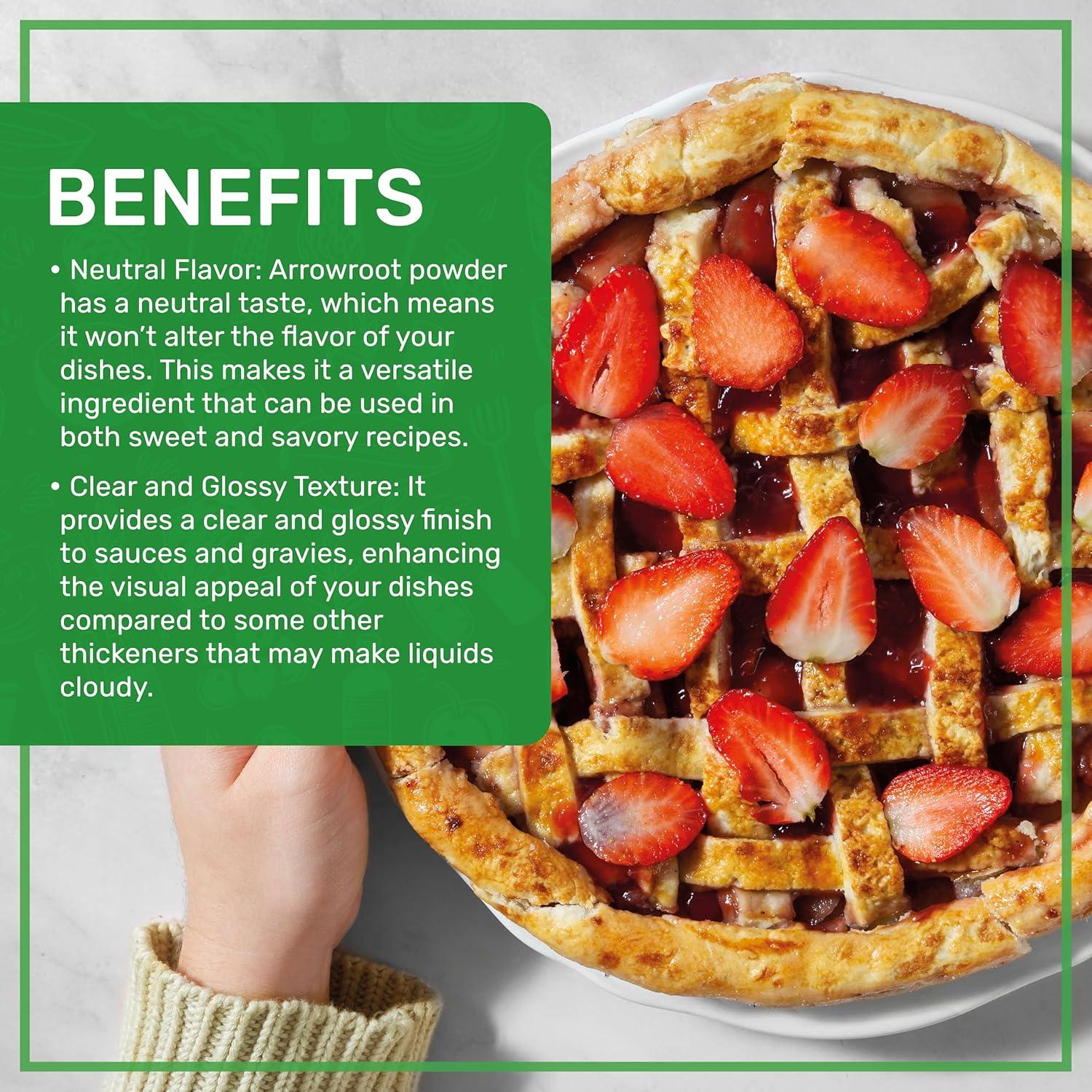 Harina de Arrurruz Orgánica Jiva Organics 227g Sin Gluten