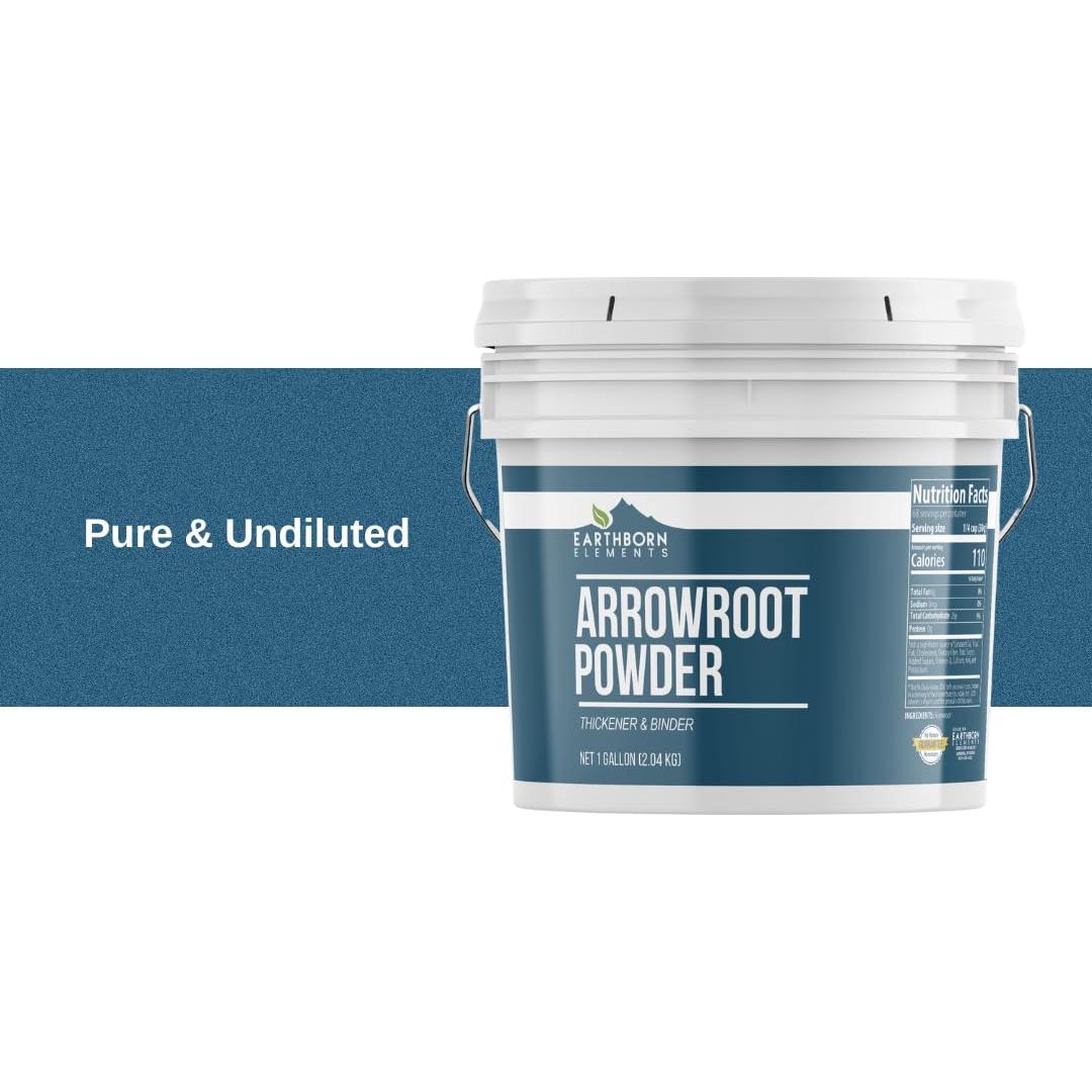 Polvo de Arrurruz Earthborn Elements 2040g - Espesante Natural