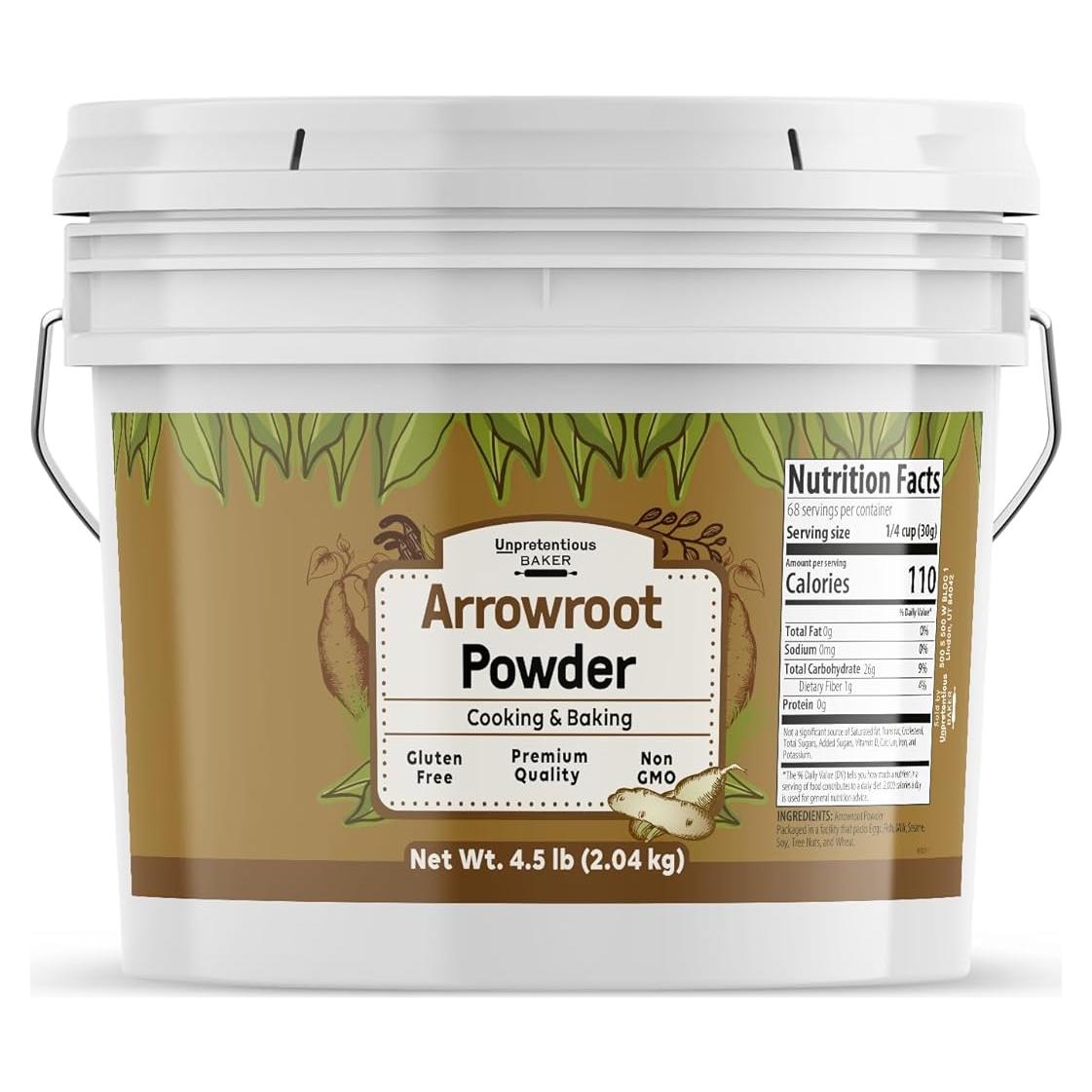 Polvo de Arrurruz Sin Gluten Unpretentious 2041 g - Espesante Natural