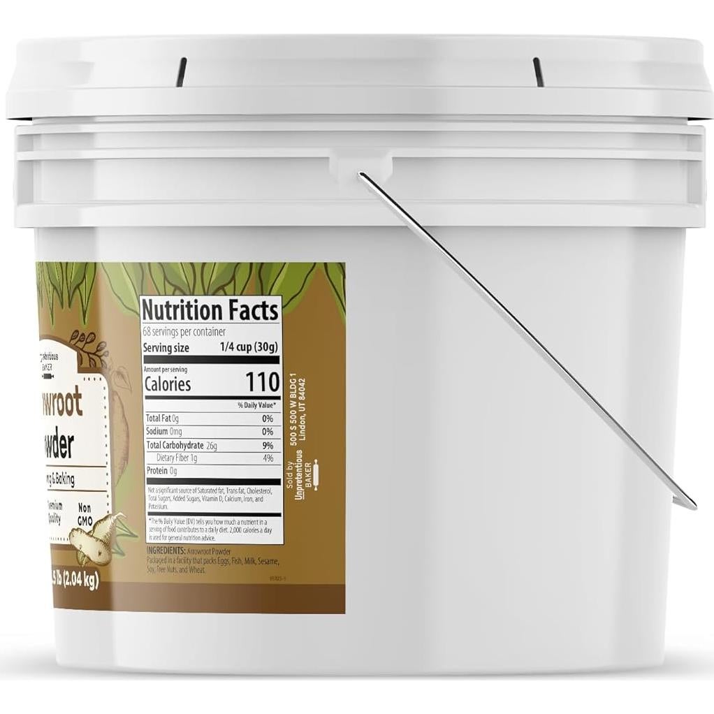 Polvo de Arrurruz Sin Gluten Unpretentious 2041 g - Espesante Natural