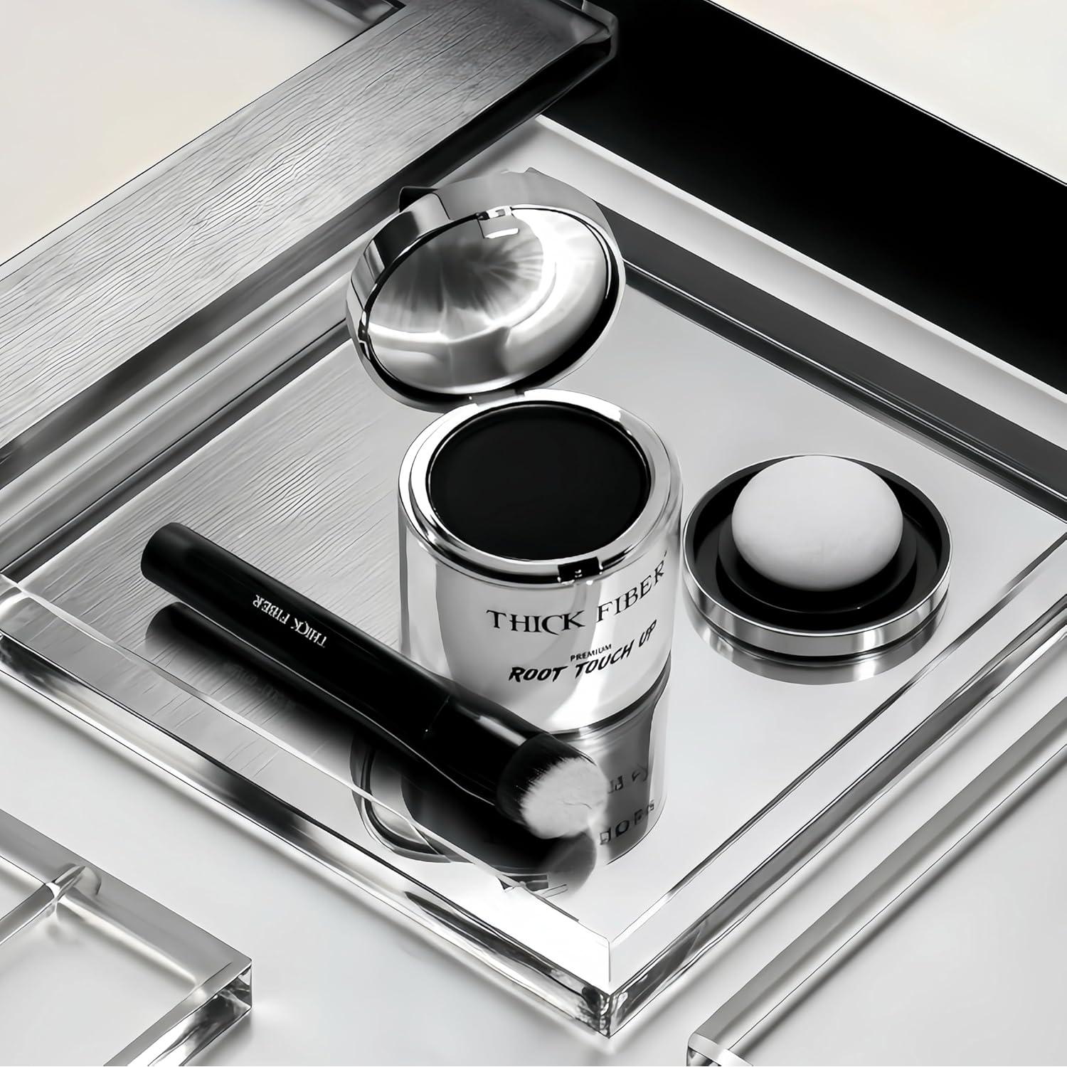 Polvo Retoque Raíces THICK FIBER Marrón Medio 9.92g