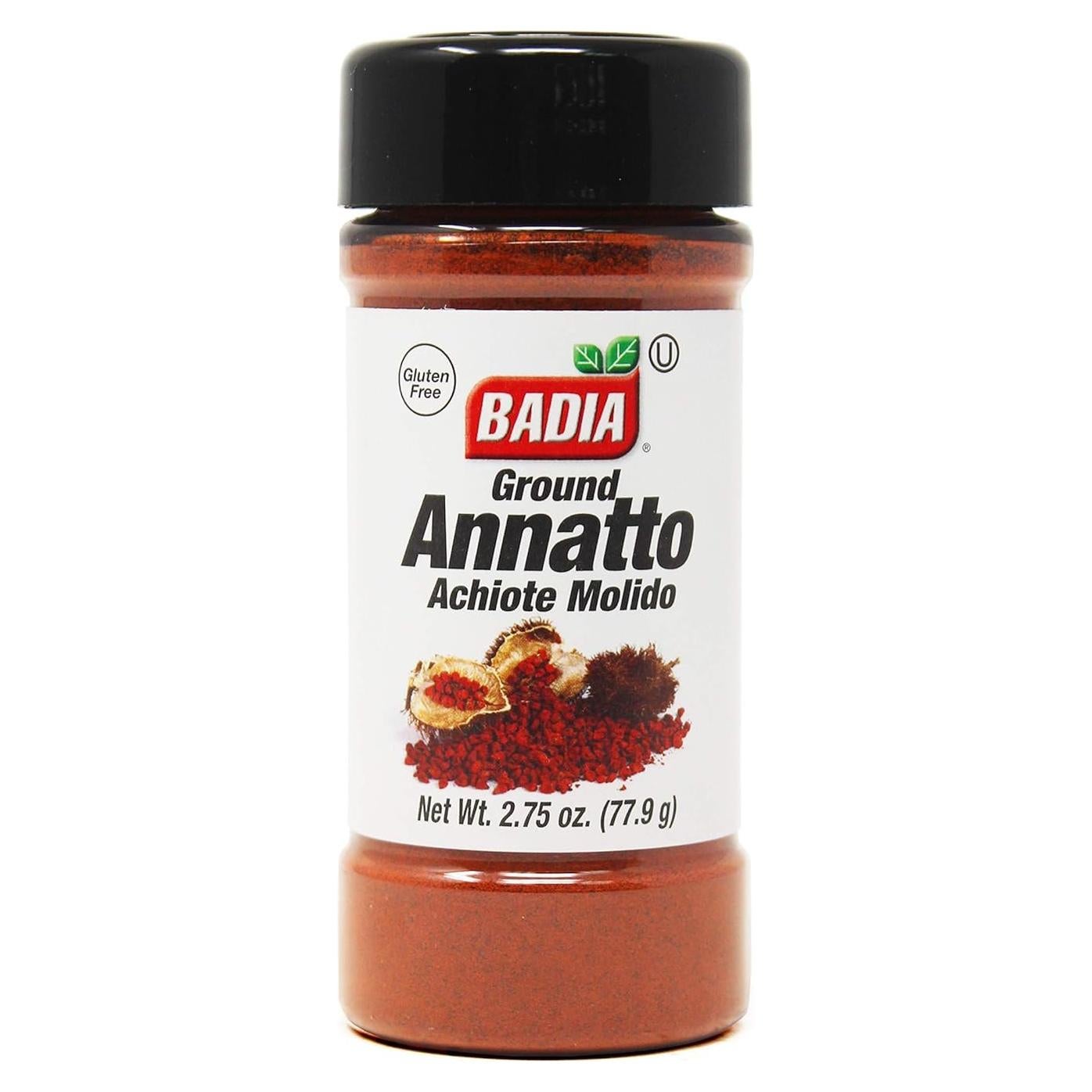 Achiote Molido Badia 77 g - Sazonador Natural para Platos Latinos