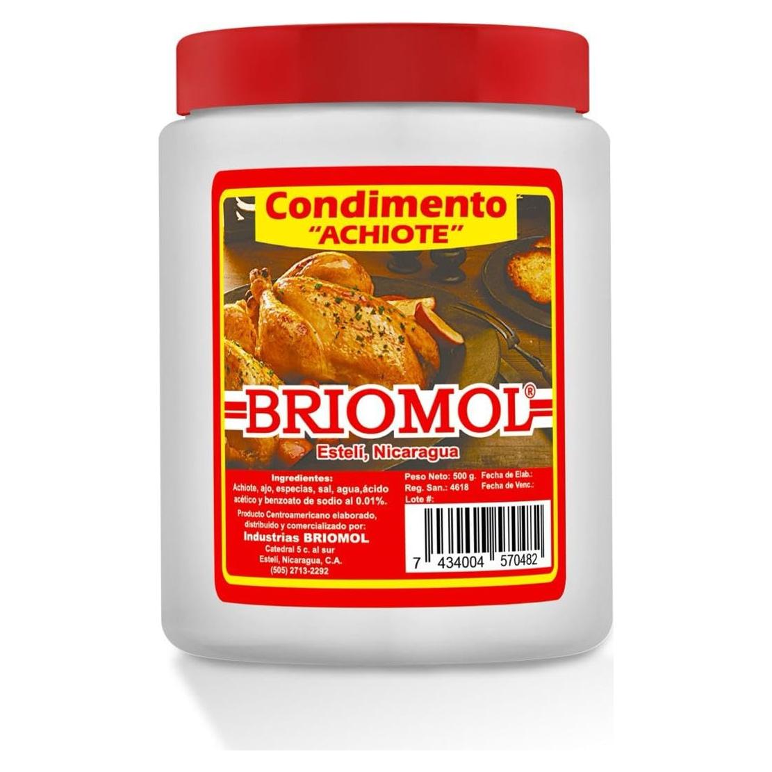 Achiote Briomol Nicaraguense 500g - Sabor Intenso y Suave