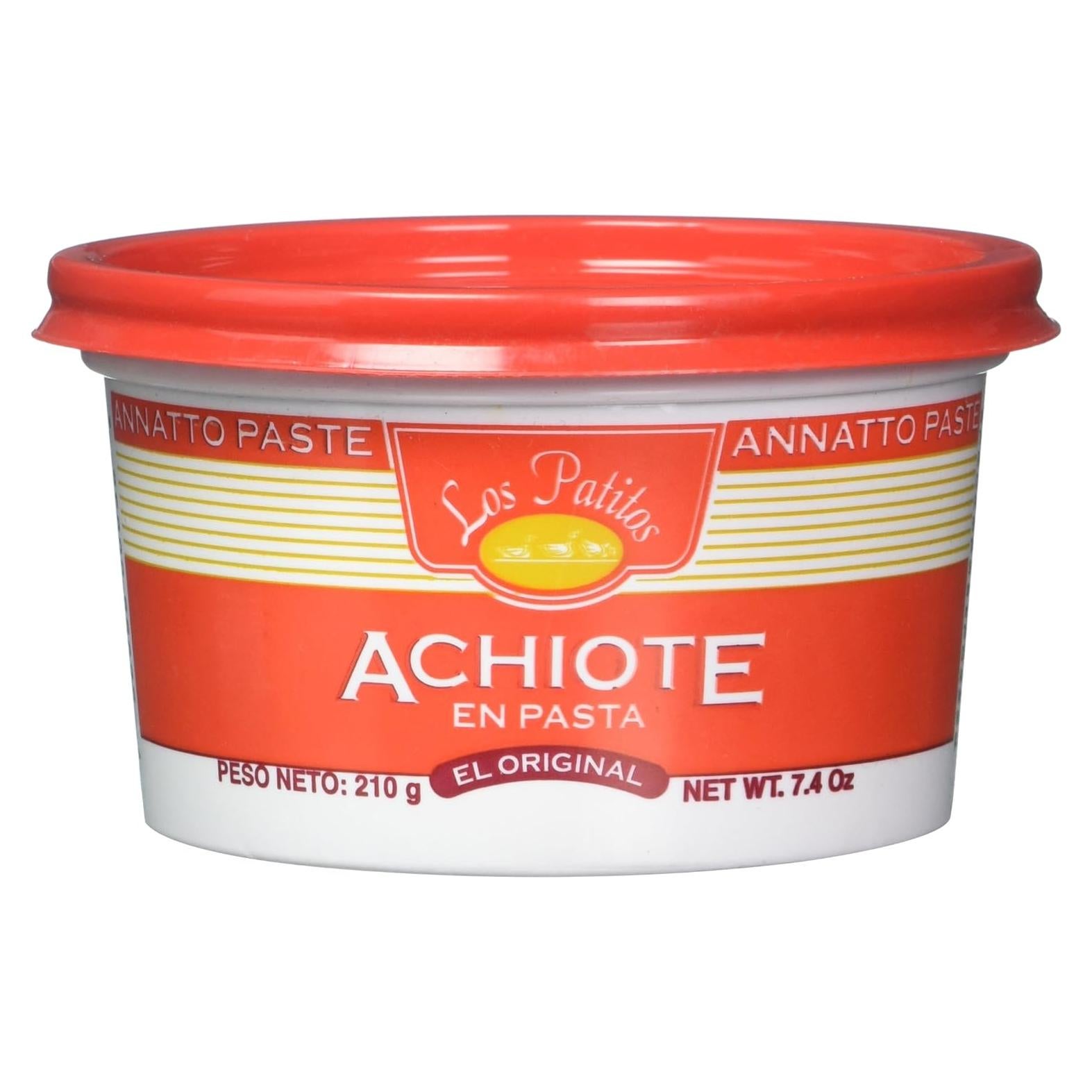 Pasta de Achiote Los Patitos 210 g - Condimento Tradicional