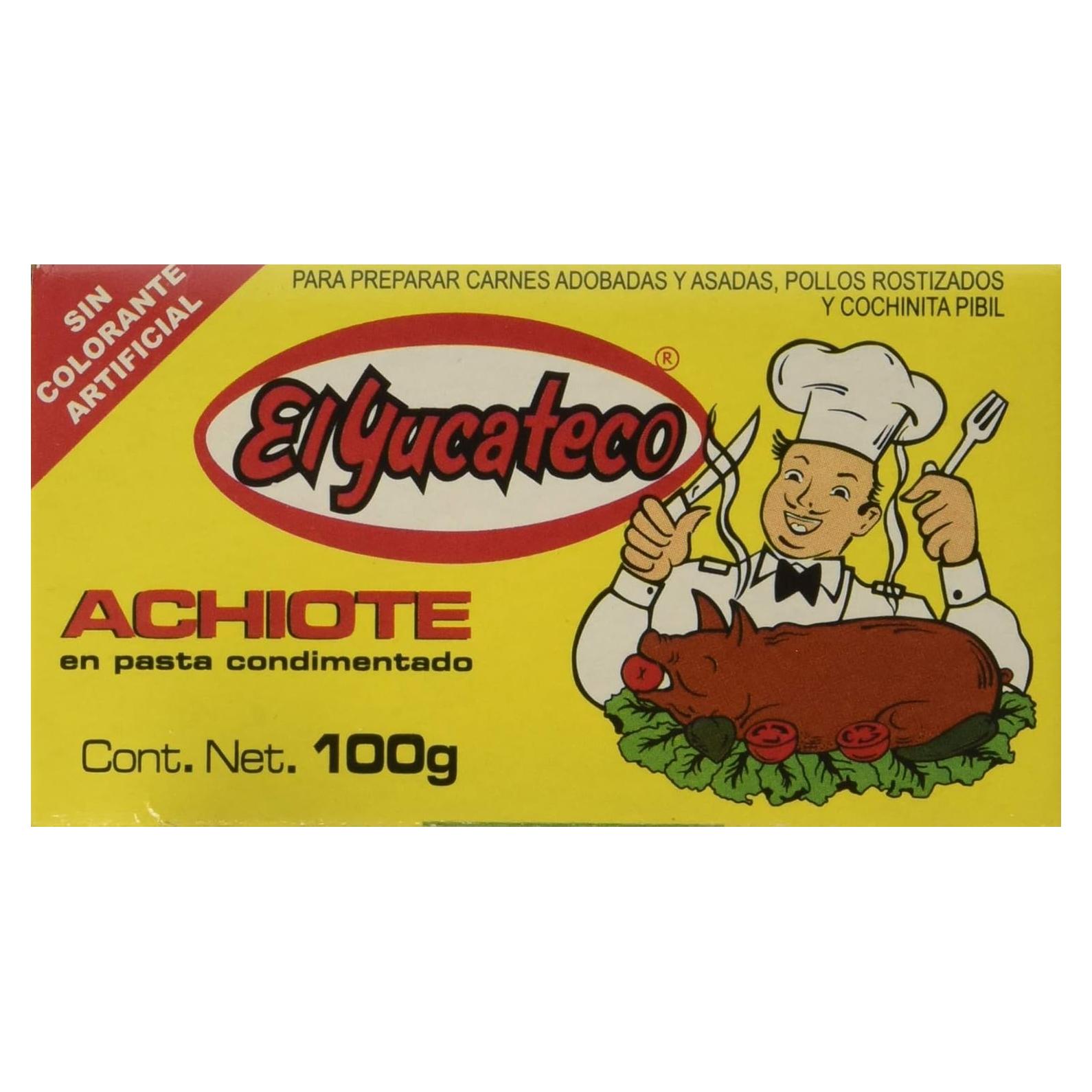 Pasta de Achiote El Yucateco 297 g (Paquete de 3)