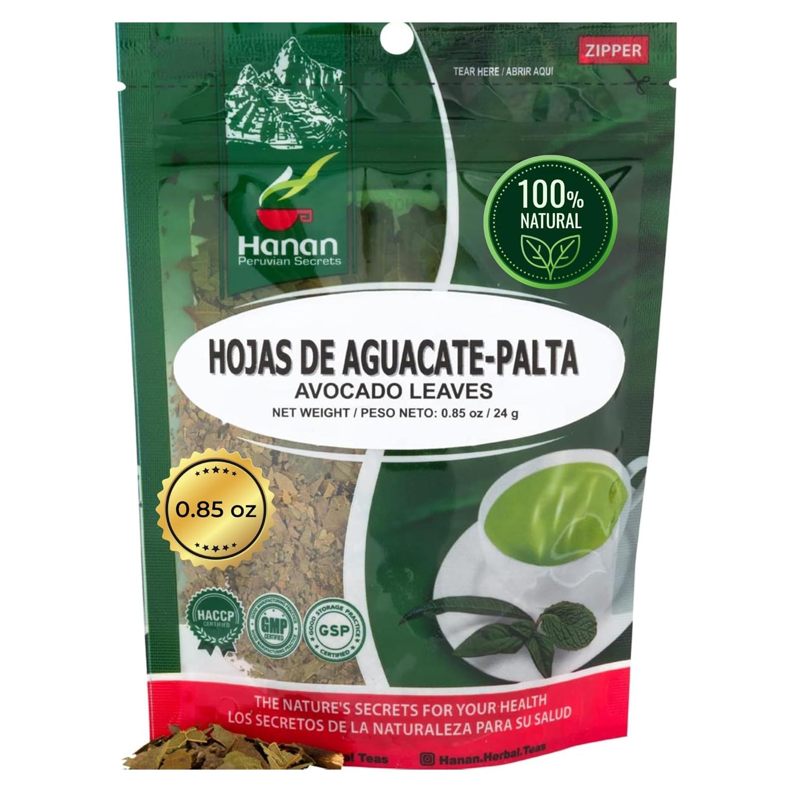 Hojas de Aguacate Hanan - 24g - Té Herbal Natural de Perú