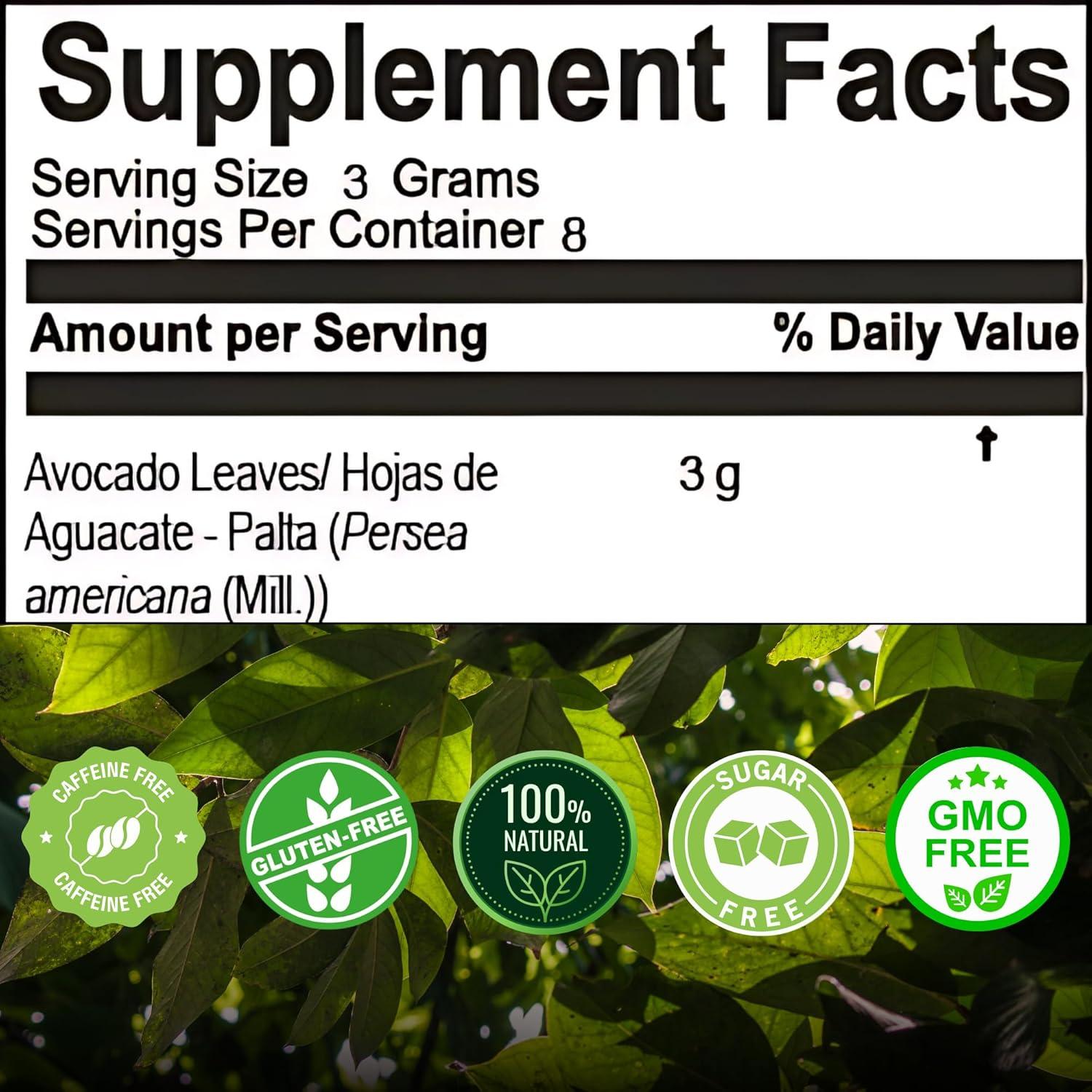 Hojas de Aguacate Hanan - 24g - Té Herbal Natural de Perú