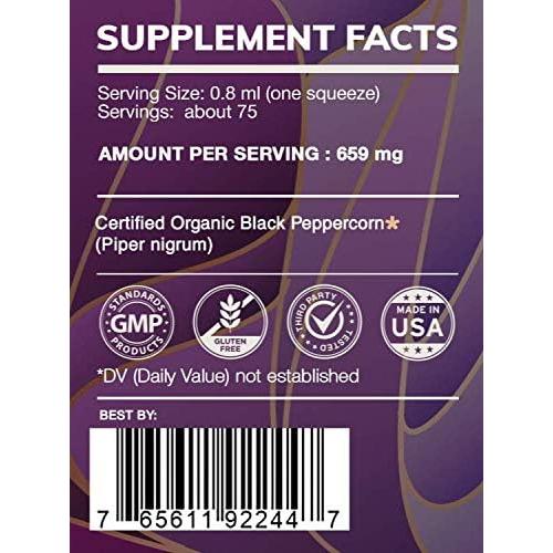 Extracto Herbal de Pimienta Negra HerbEra 59 ml - Sin Alcohol