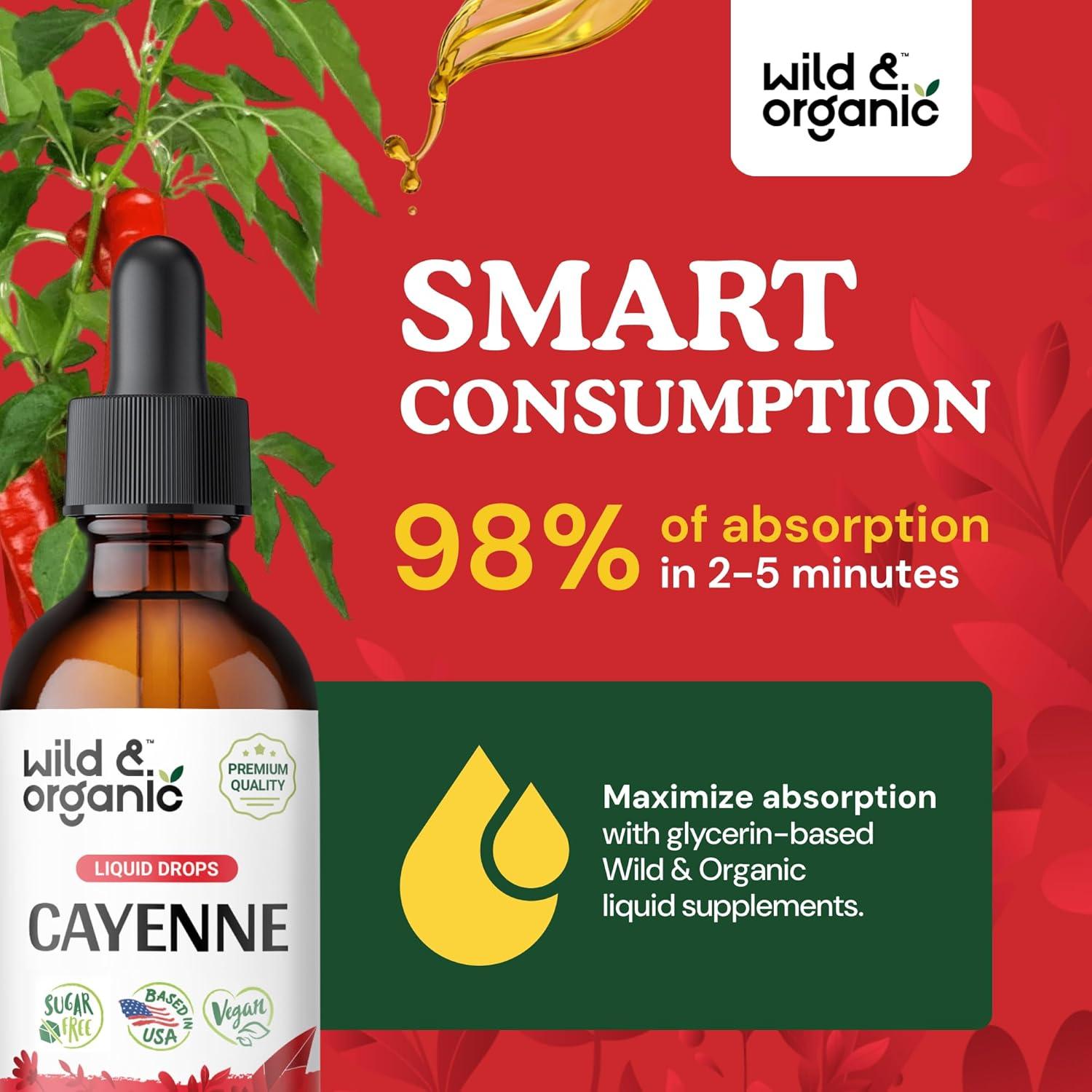 Tintura de Pimiento Cayena Silvestre y Orgánico 59 ml - Suplemento Digestivo