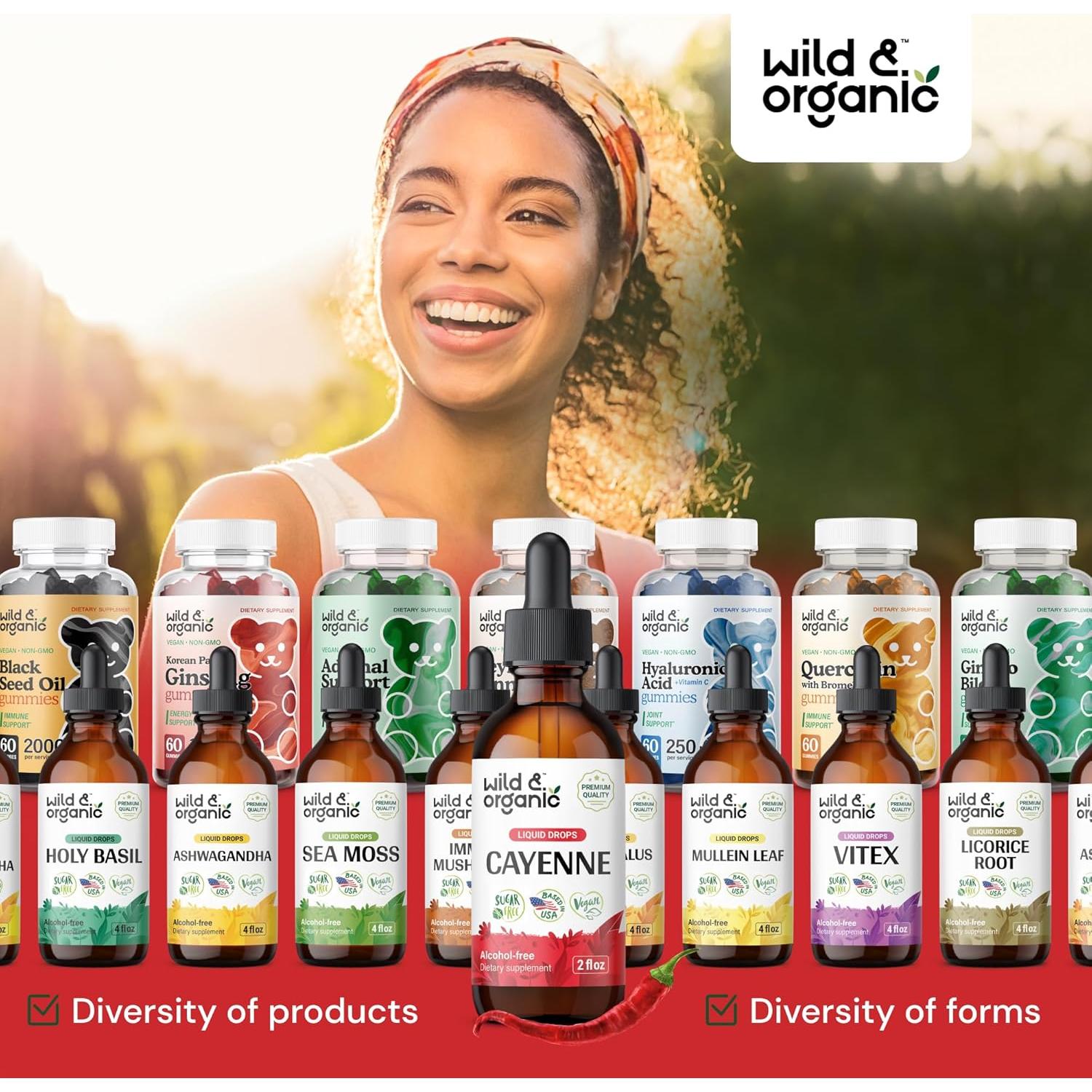 Tintura de Pimiento Cayena Silvestre y Orgánico 59 ml - Suplemento Digestivo