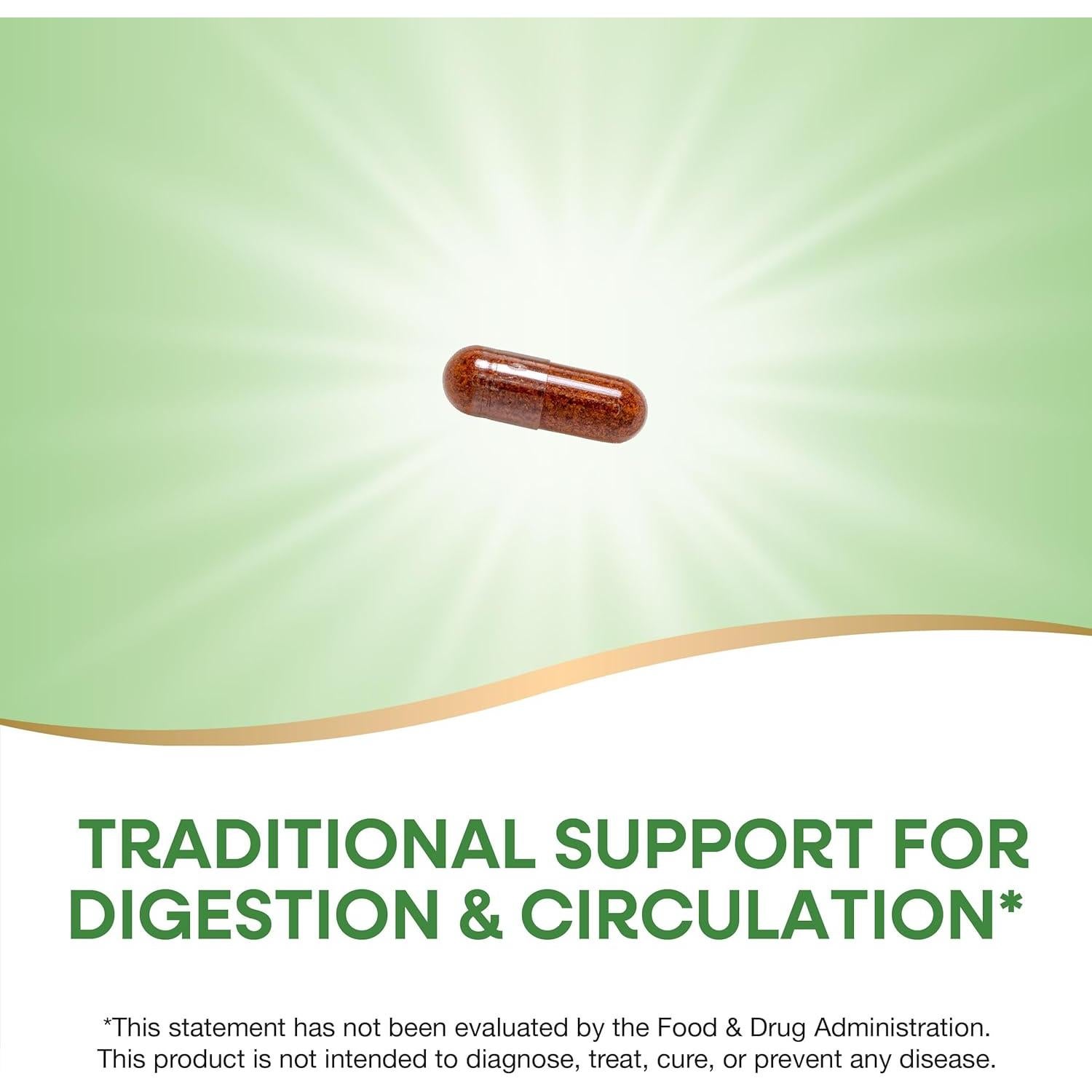 Cápsulas de Pimienta de Cayena Nature's Way 180 Veganas