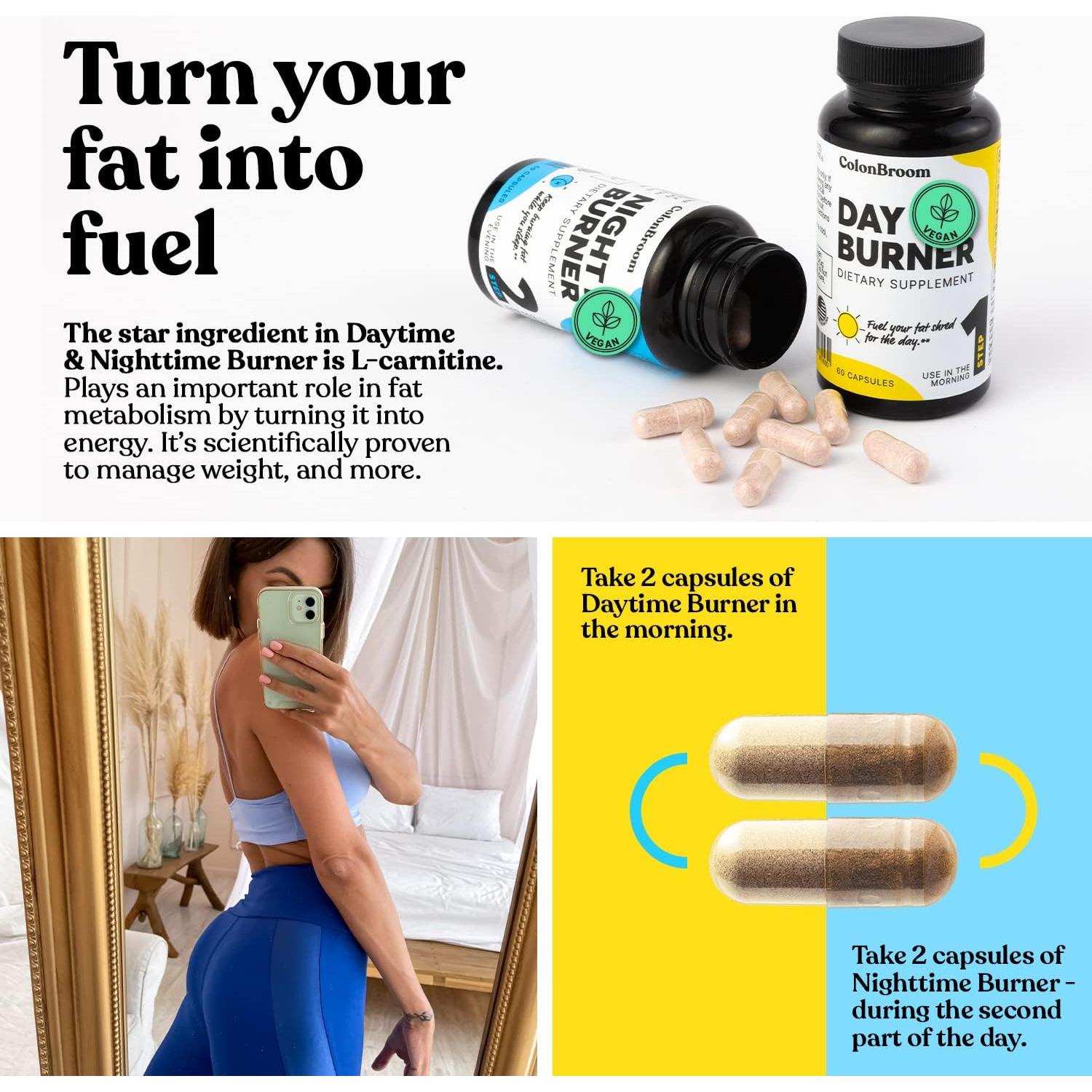 Suplemento Quemador de Grasa ColonBroom 60 Cápsulas Veganas