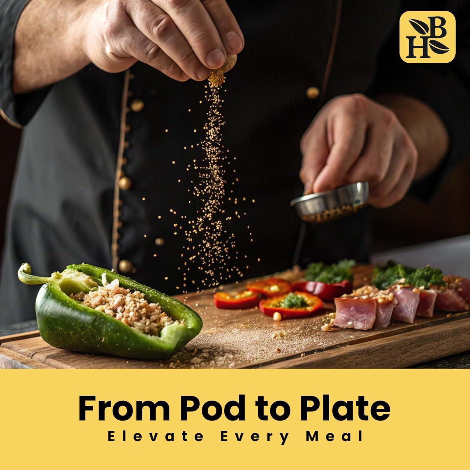 Pimienta de Cocodrilo Herb To Body - 5 Vainas Premium de Nigeria