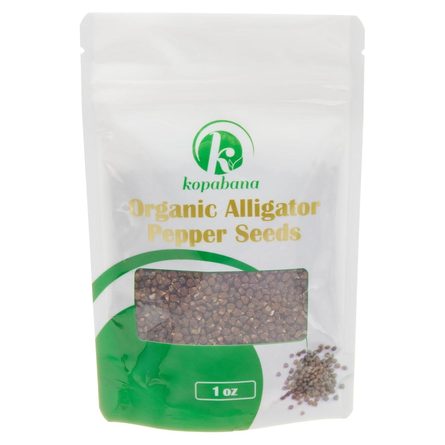 Semillas de Pimienta de Cocodrilo Orgánica Kopabana 28g