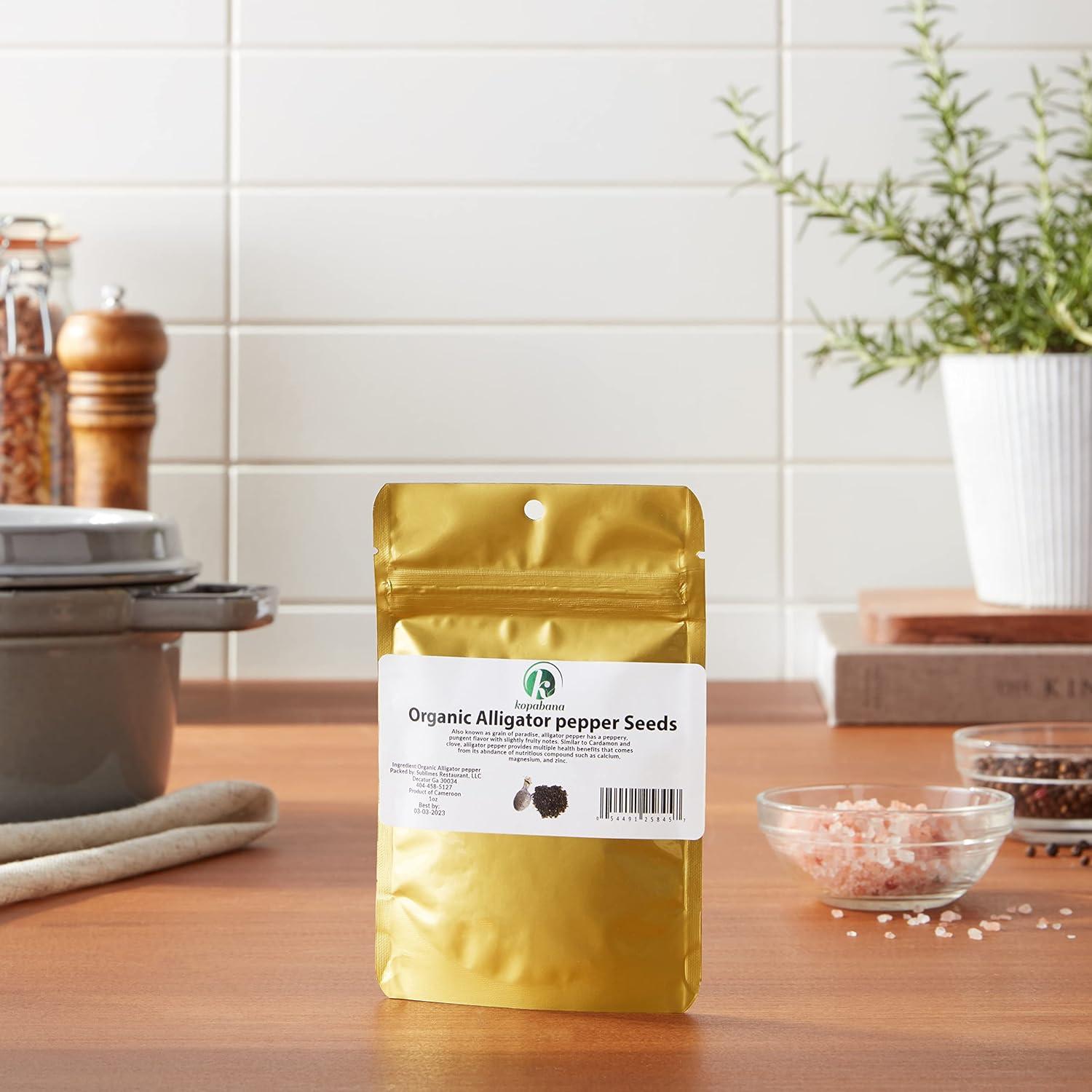 Semillas de Pimienta de Cocodrilo Orgánica Kopabana 28g