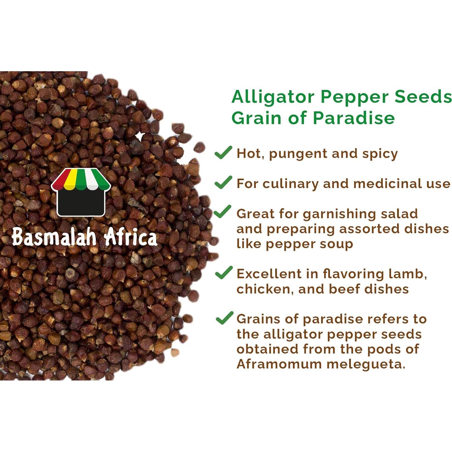 Pimienta de Cocodrilo Orgánica Africana Atare - 5 Vainas