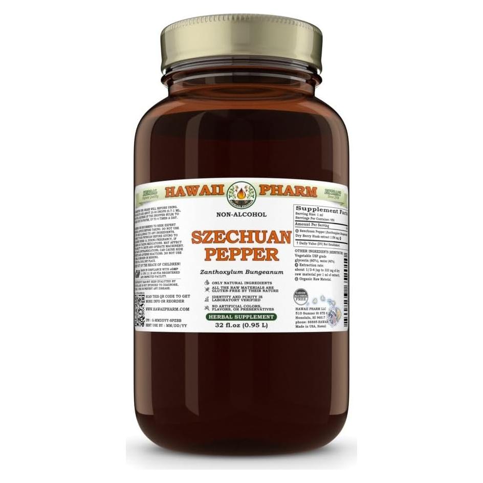 Extracto Líquido de Pimienta de Szechuan Hawaii Pharm 946ml