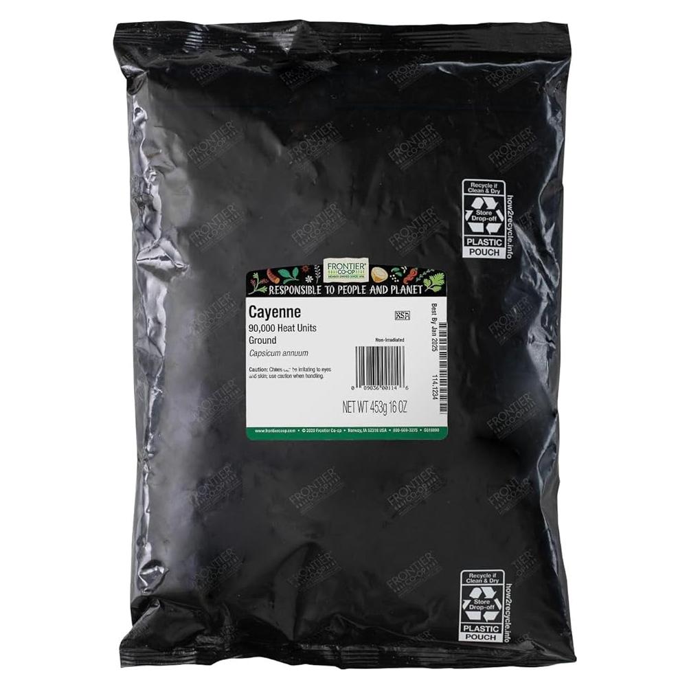 Pimienta de Cayena Molida Frontier Co-op 90,000 Hu 453g