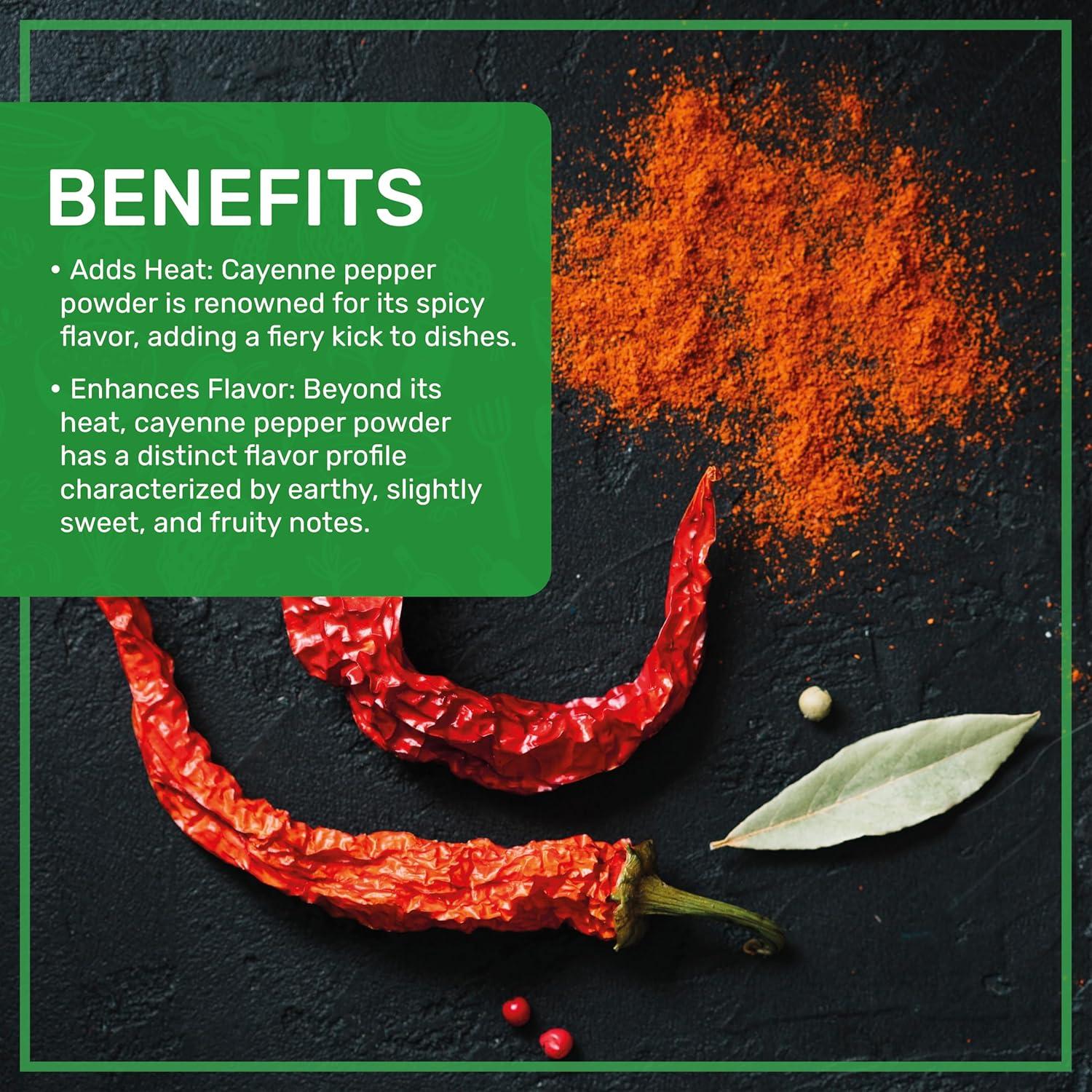 Pólvora de Pimiento Cayena Orgánico Jiva 0.57 kg 60K SHU