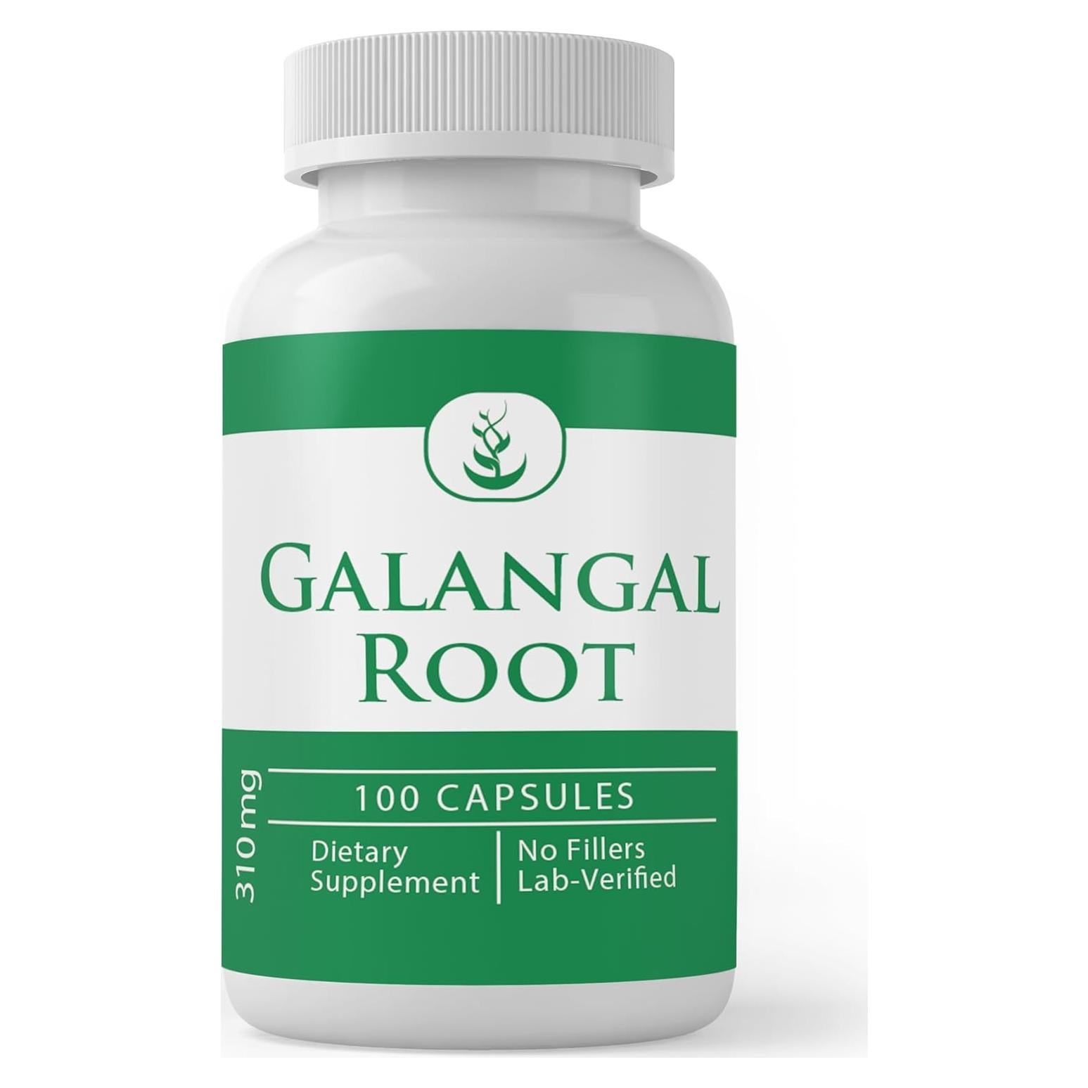 Cápsulas de Raíz de Galanga 100% Pura - Ingredientes Originales