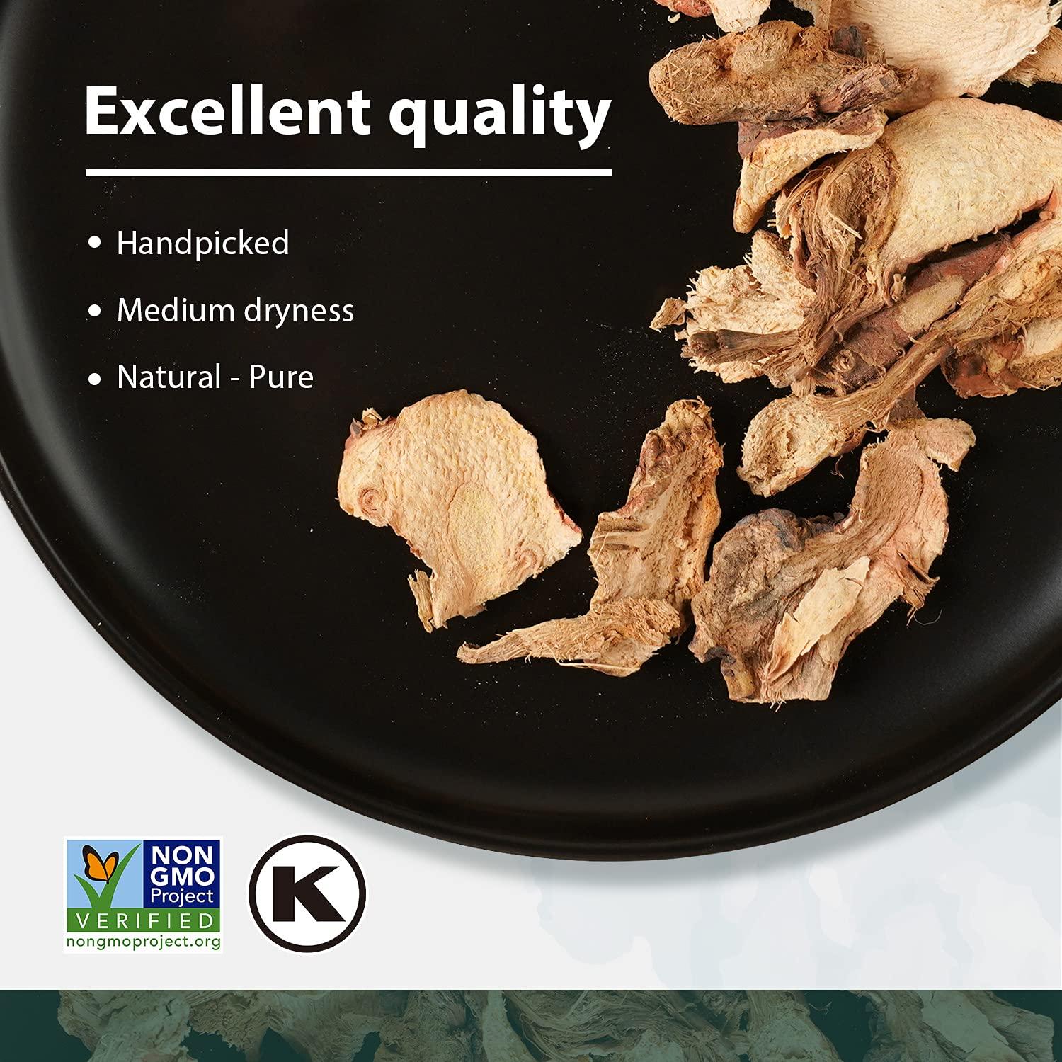 Rodajas de Galanga Soeos 170g - Raíz Seca para Sopas Tom Yum