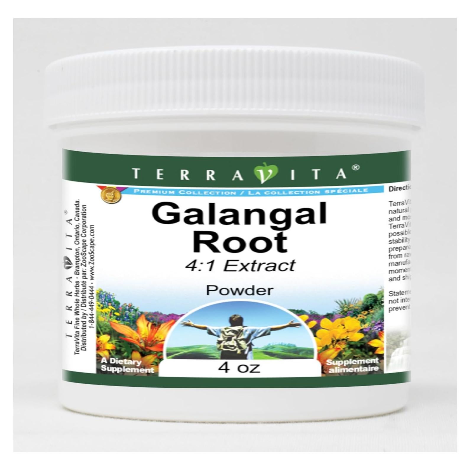 Extracto en polvo de raíz de galanga 4:1 TerraVita 113 g