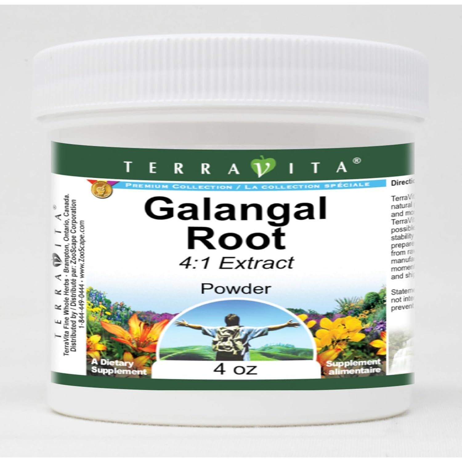 Extracto en polvo de raíz de galanga 4:1 TerraVita 113 g