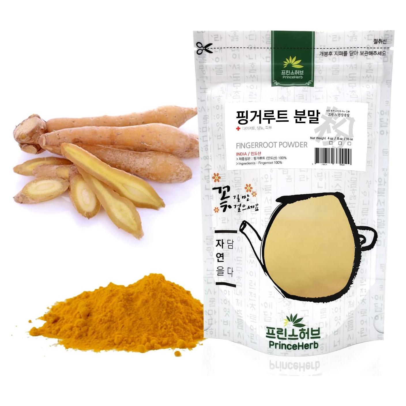 Polvo Herbal Natural 100% Prince Herb 113.4 g Raíz de Dedo