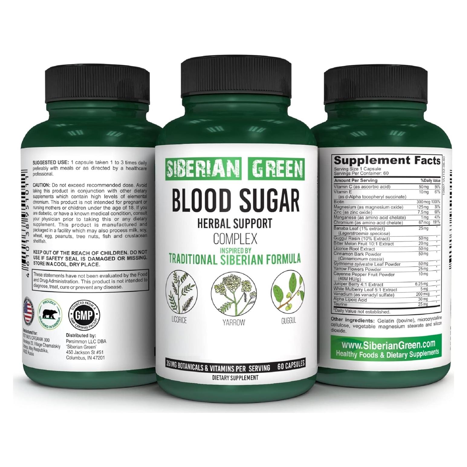 Suplemento Herbal Vitalabs - Milenrama Guggul Regaliz 60 Cápsulas