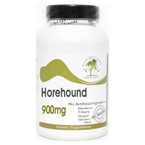 Horehound 900mg ~ 90 Capsules - No Additives ~ Naturetition Supplements
