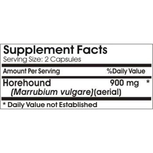 Horehound 900mg ~ 90 Capsules - No Additives ~ Naturetition Supplements