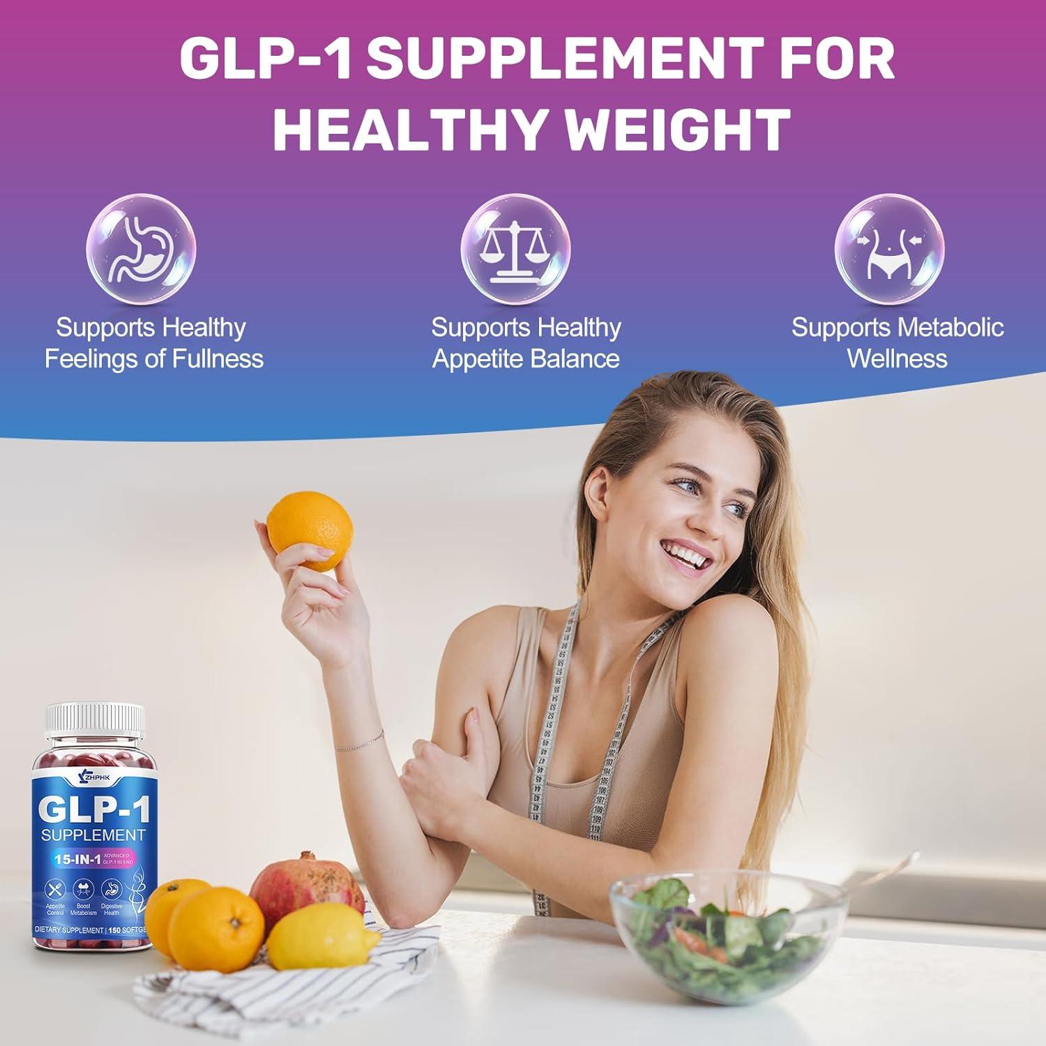 Suplemento GLP-1 ZHPHK 150 Cápsulas - Energía y Metabolismo