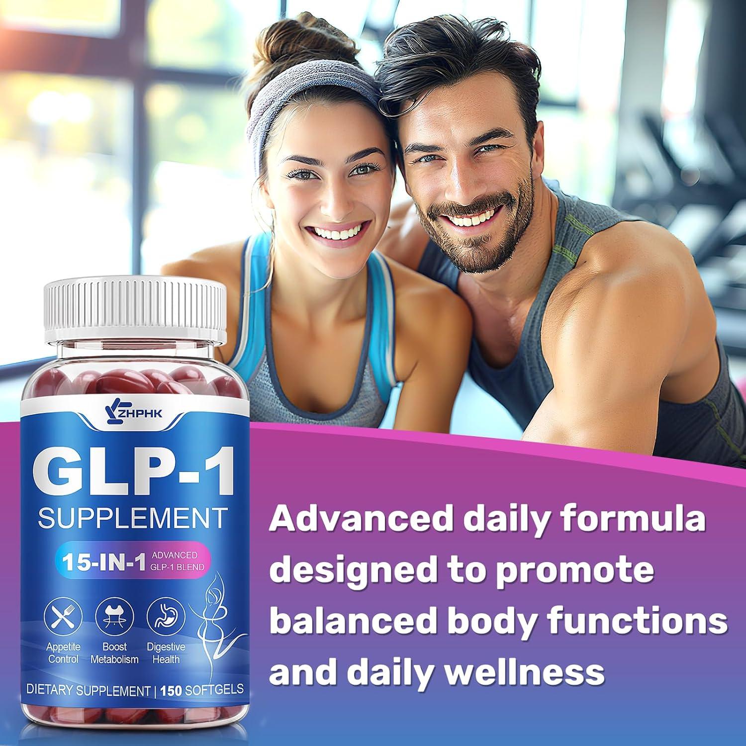 Suplemento GLP-1 ZHPHK 150 Cápsulas - Energía y Metabolismo