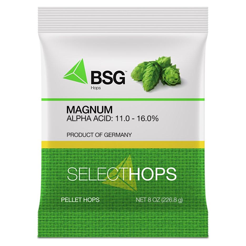 Pellets de Lúpulo Magnum BSG 226 g - Amargor Suave