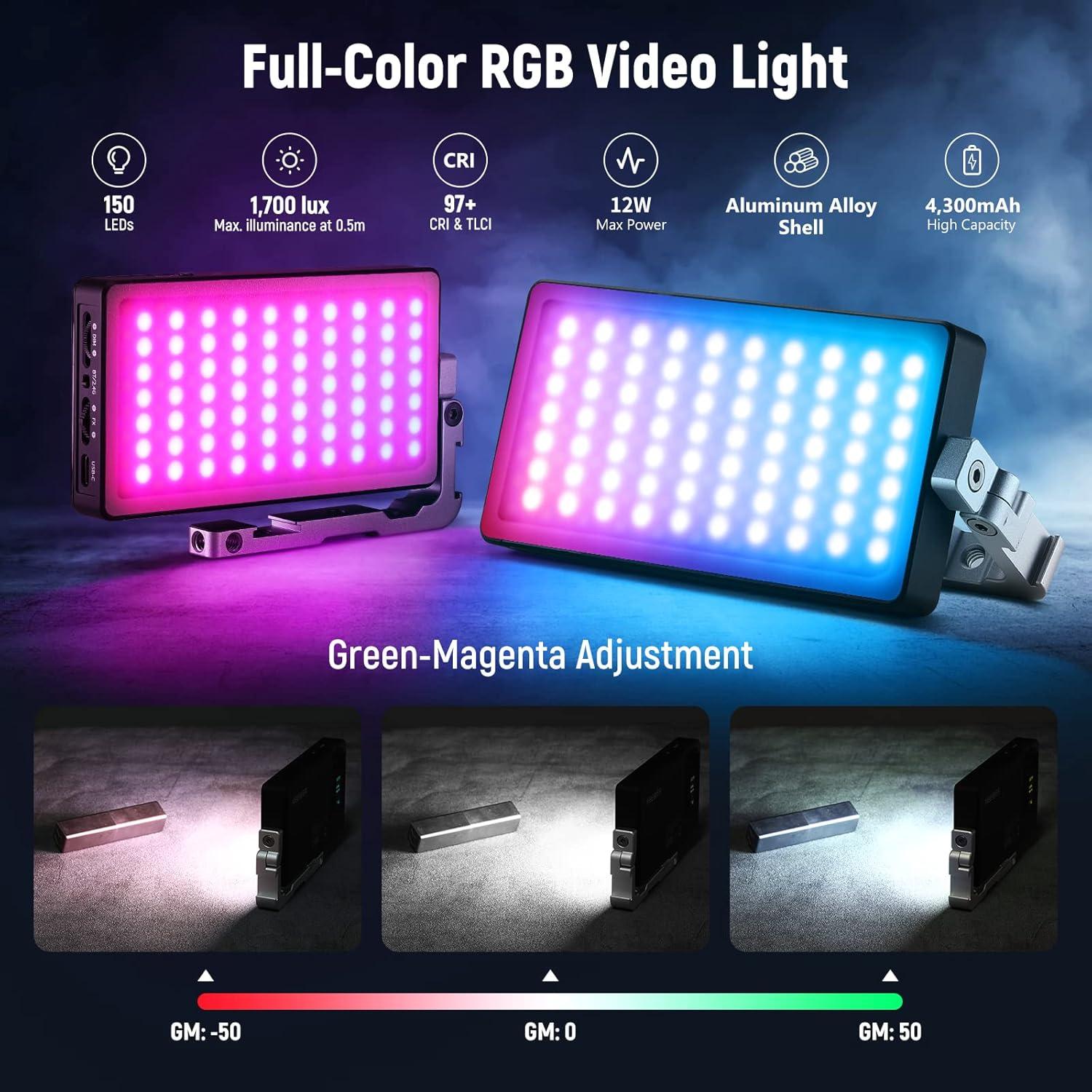 Luz de Video LED RGB NEEWER SL90 2500-10000K 4300mAh