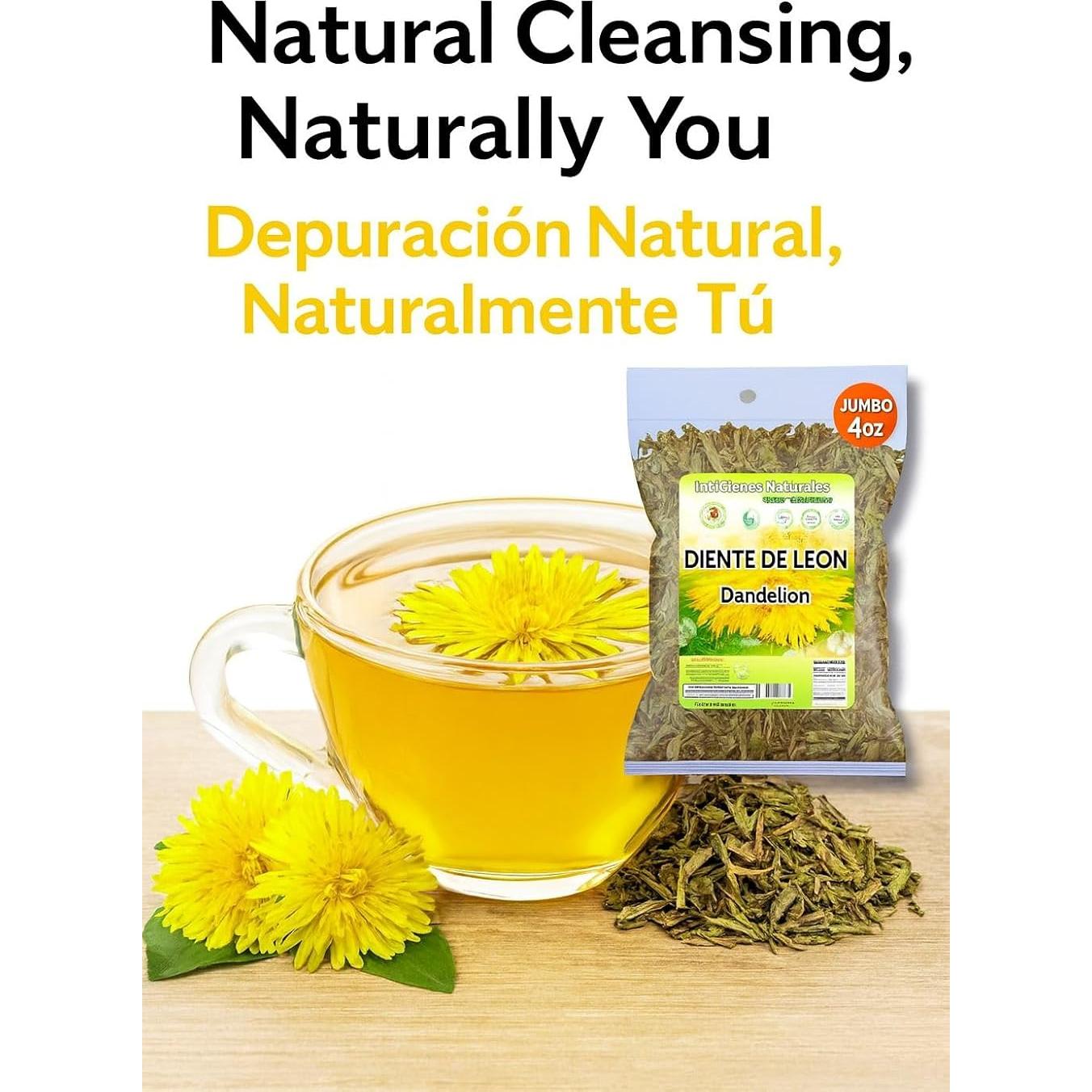 Té Herbal Diente de León BexpertsUSA 113 g 100% Natural Vegano
