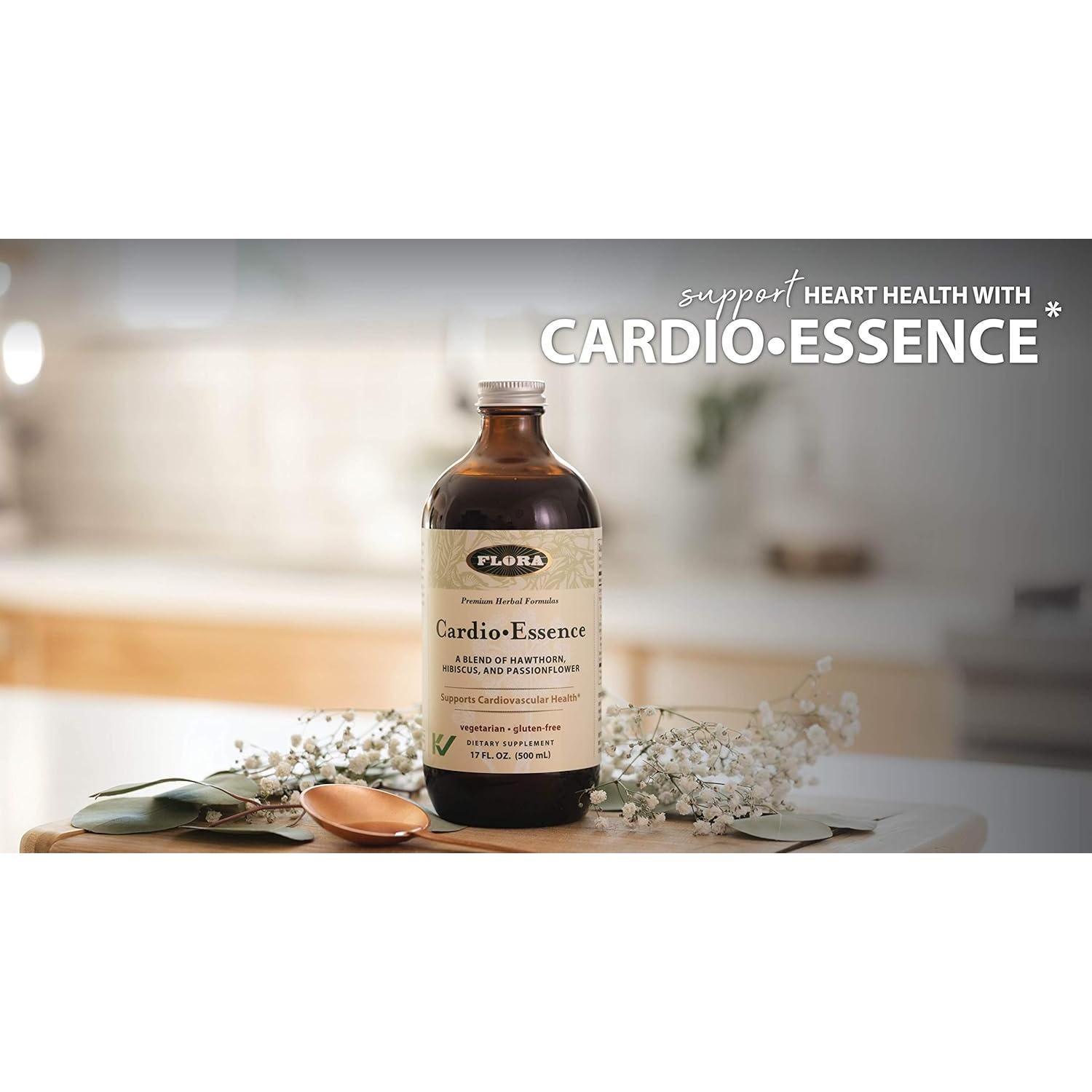 Flora Esencia Cardio 500 mL - Mezcla Espino, Hibisco y Pasión