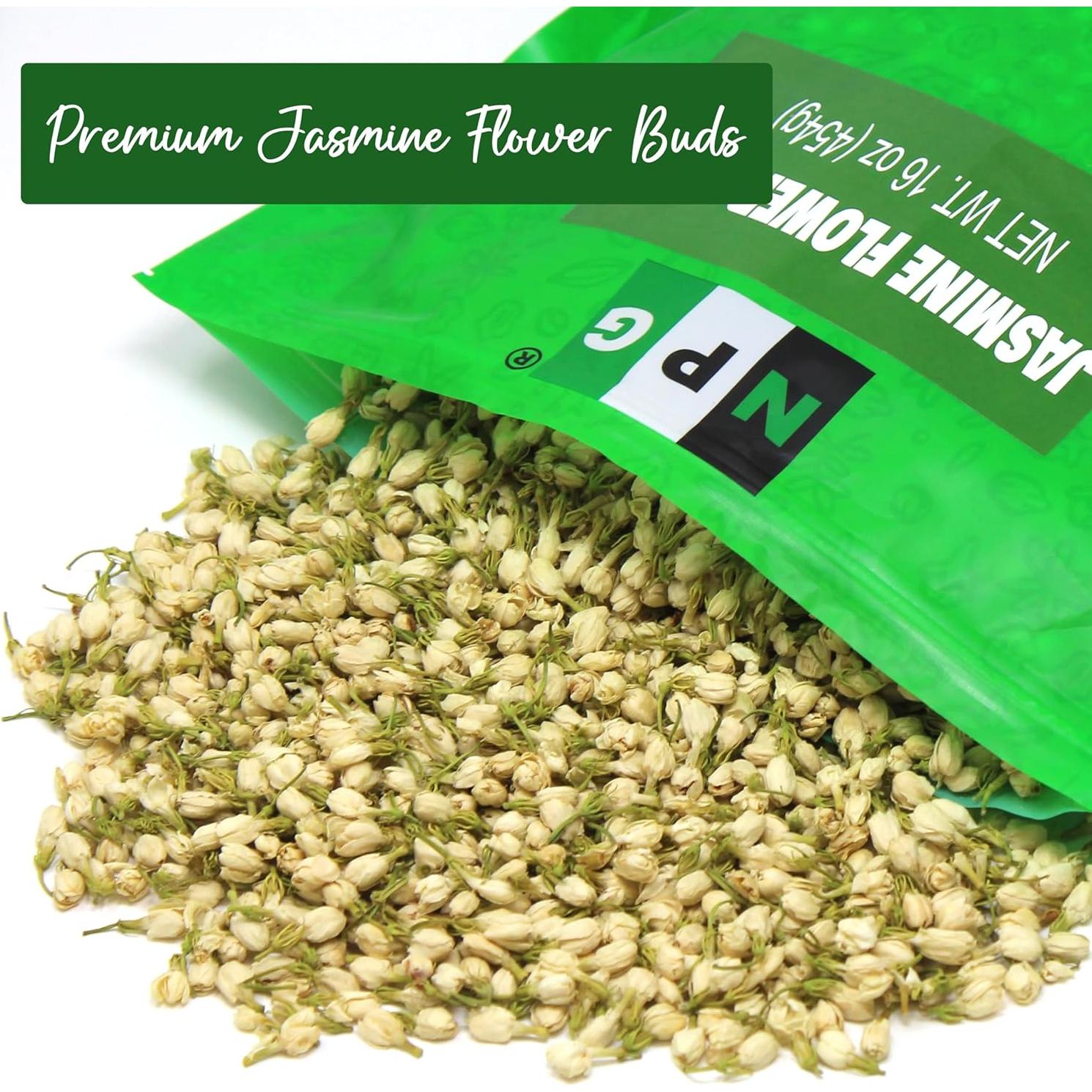 Té de Flores de Jazmín Secas NPG 453.6 g - Aromáticas Naturales